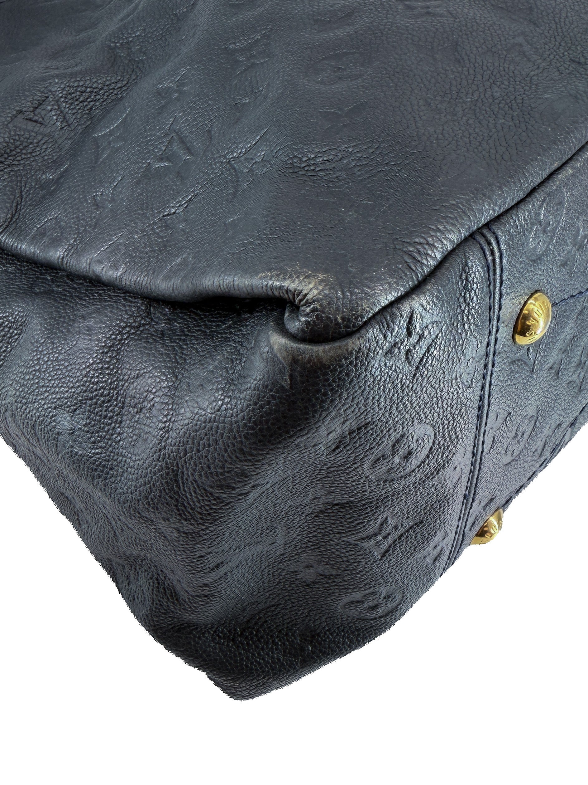 Louis Vuitton monogram dark navy empreinte Artsy MM CA1121