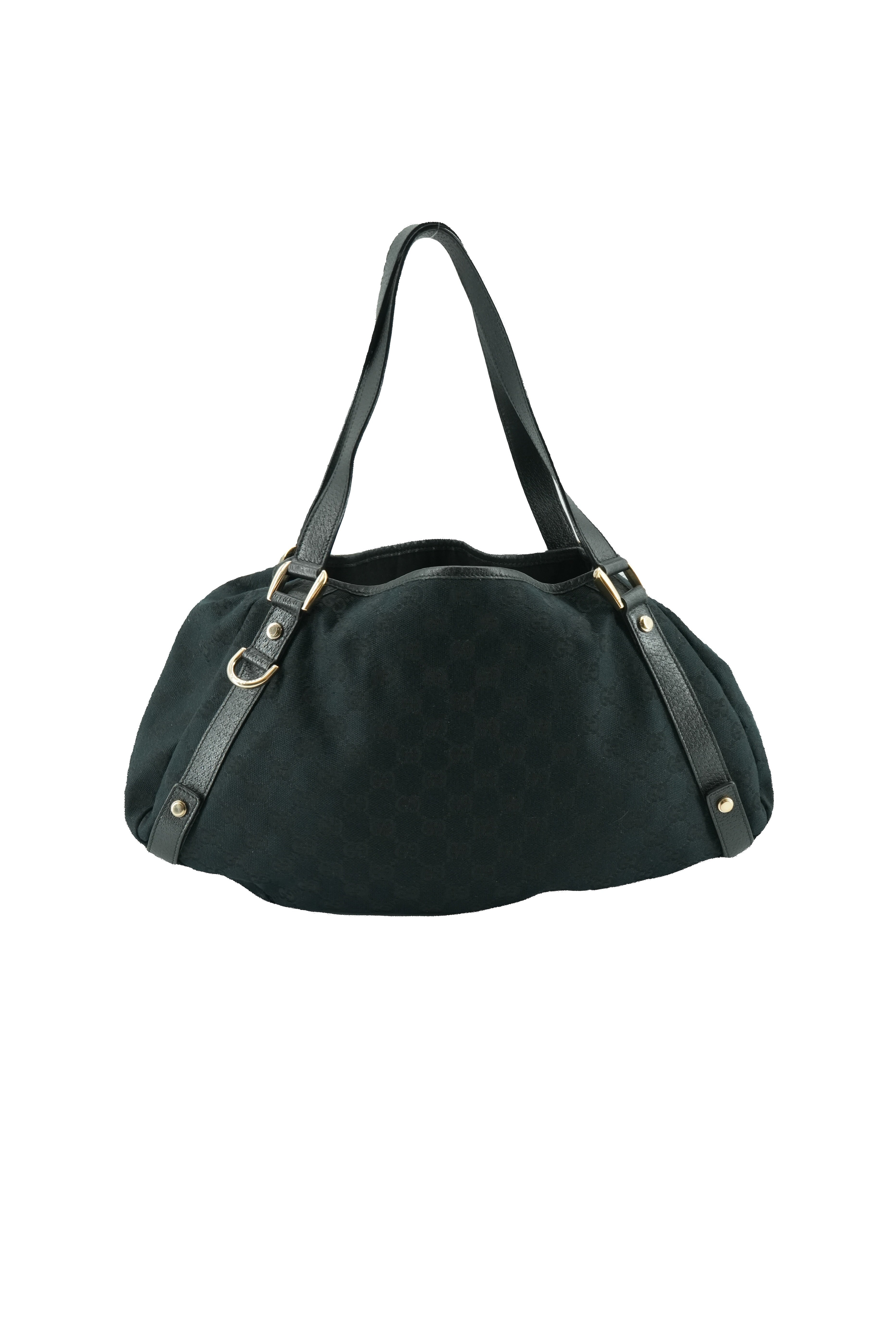 Gucci black canvas Abbey shoulder bag 180736 493492
