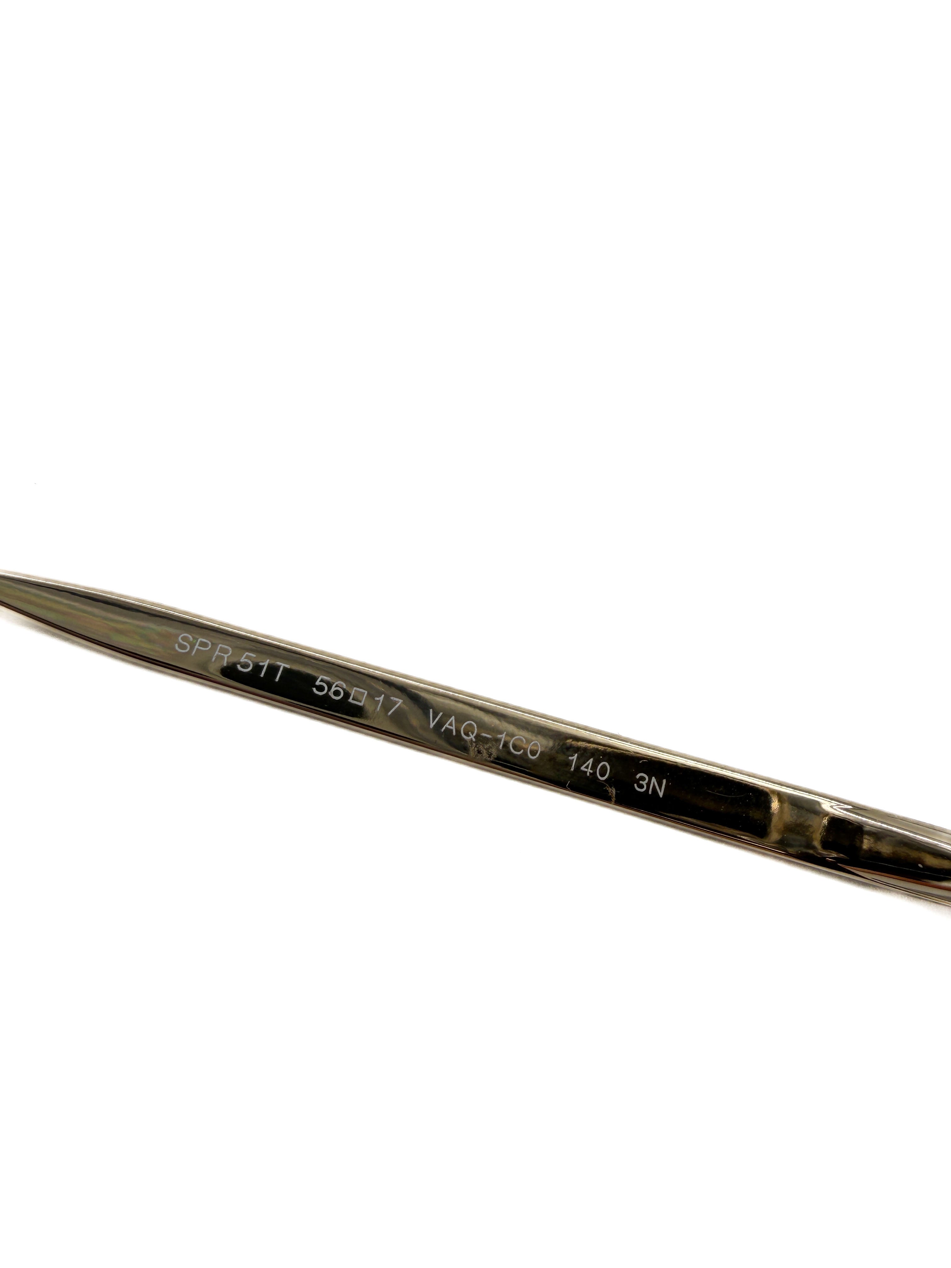 Prada gold tone sunglasses SPR51T