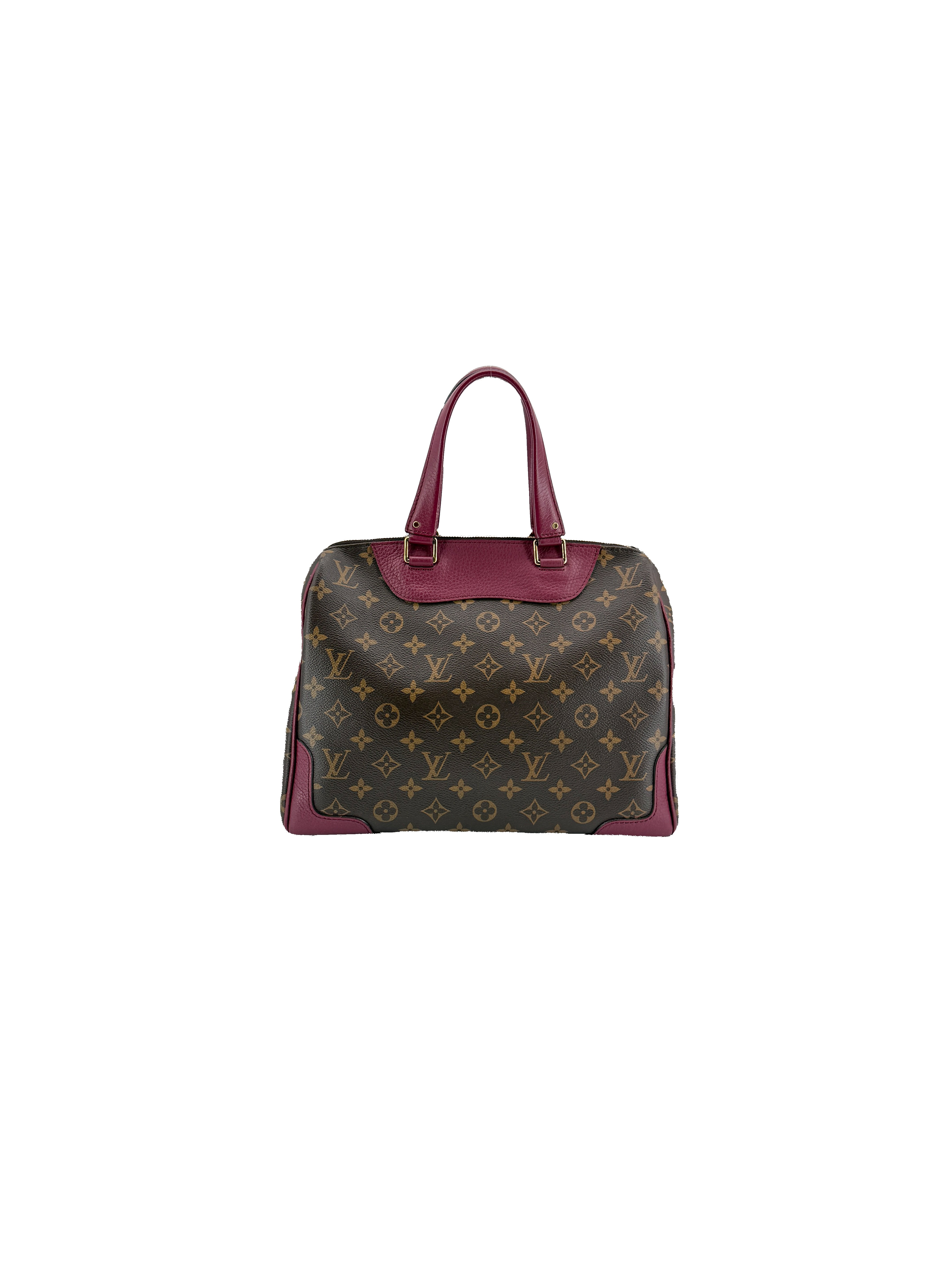 Louis Vuitton brown purple Retiro NM DR2185