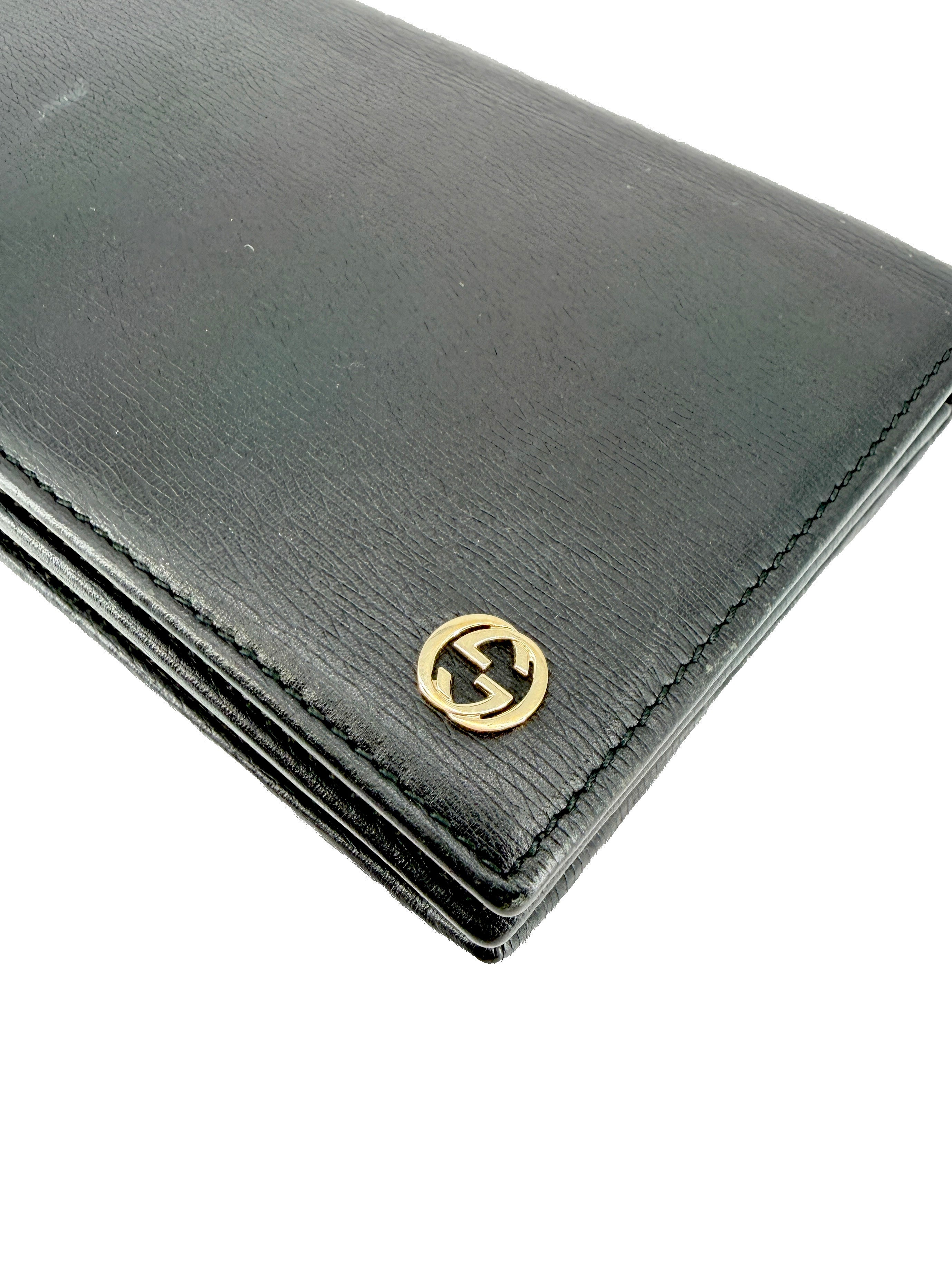 Gucci black GG Betty wallet on a chain 354697-196085