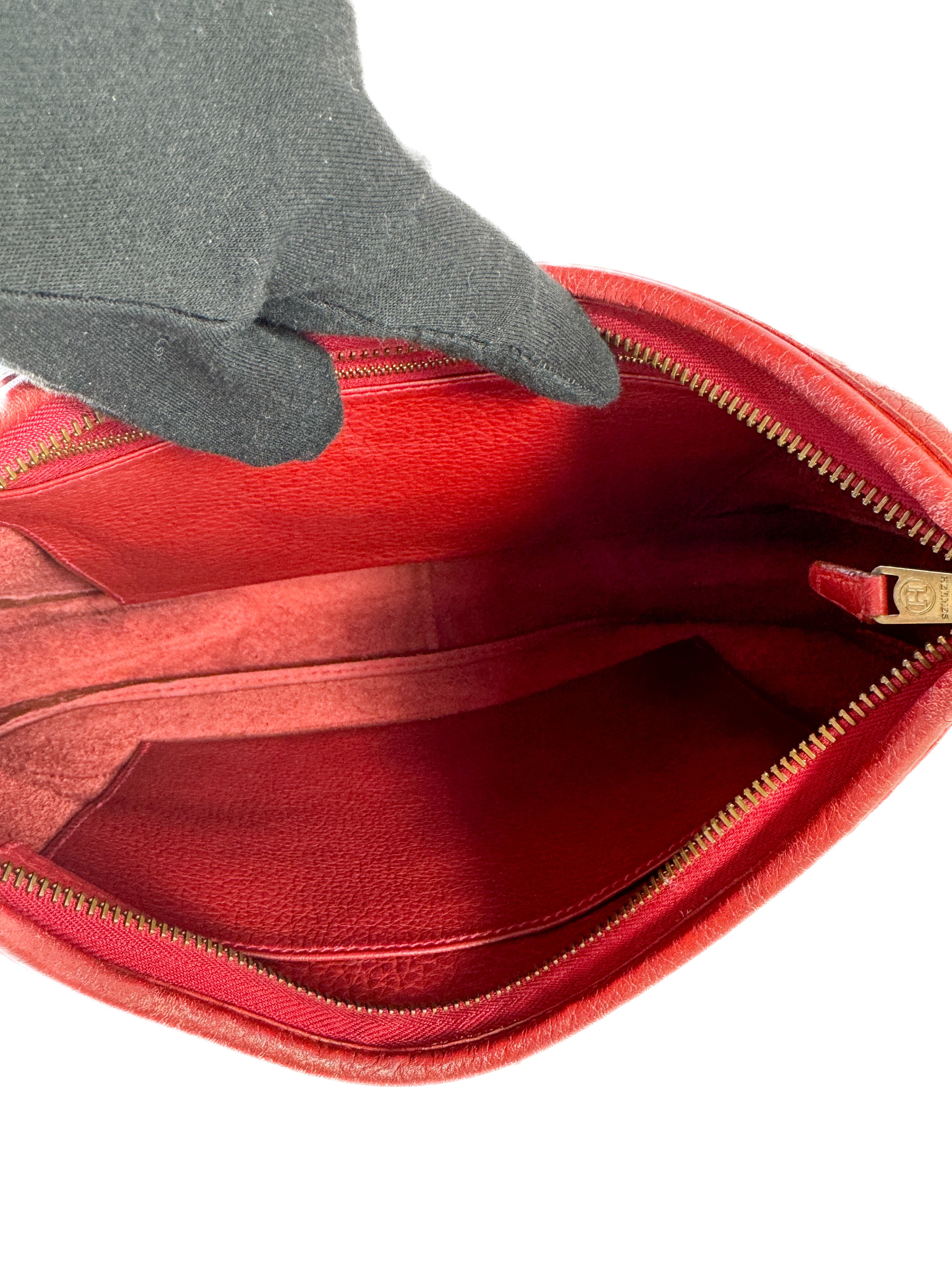 Hermès Clemence Trim 31 Rouge