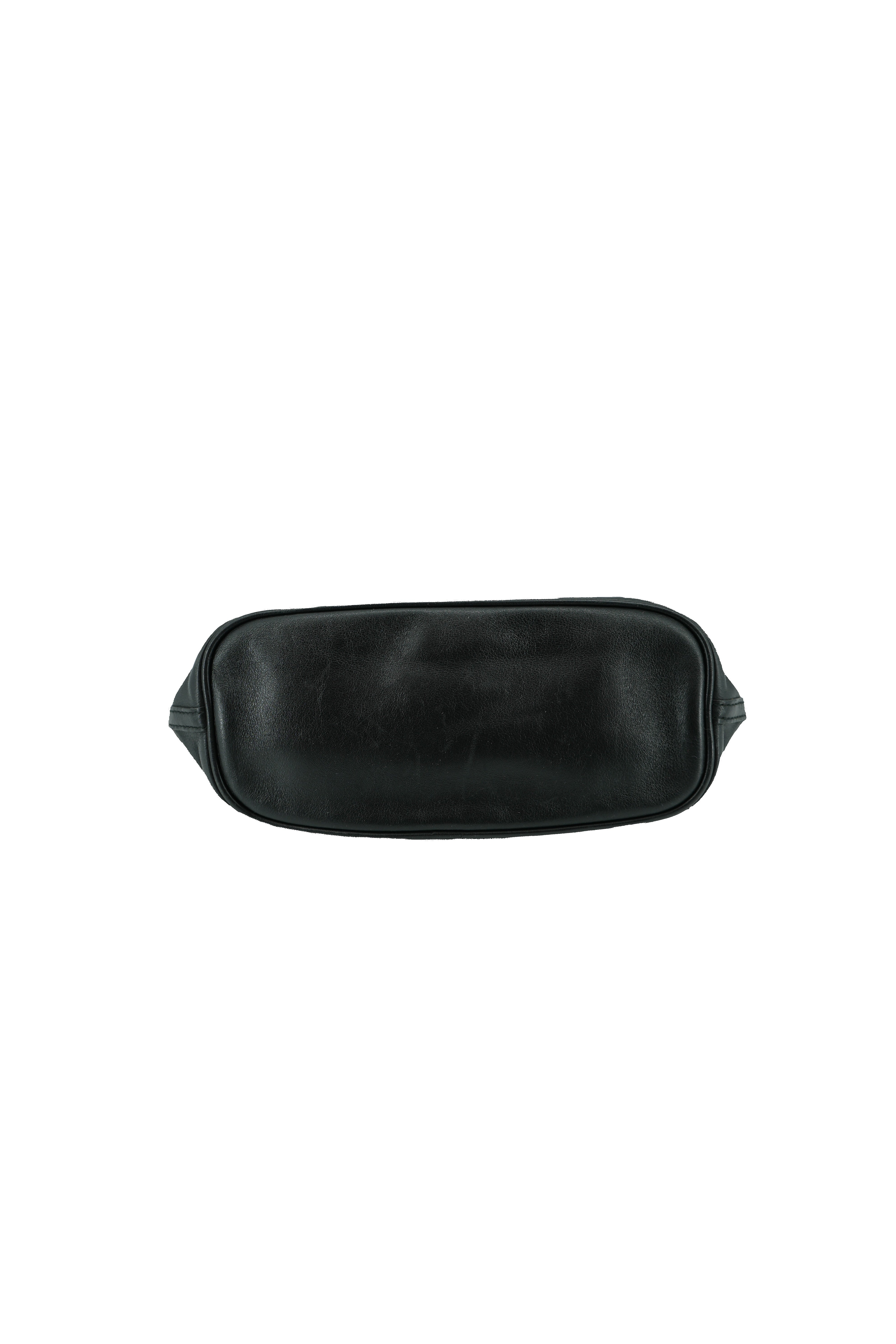 Gucci black leather mini vintage shoulder bag 039-1103-2123