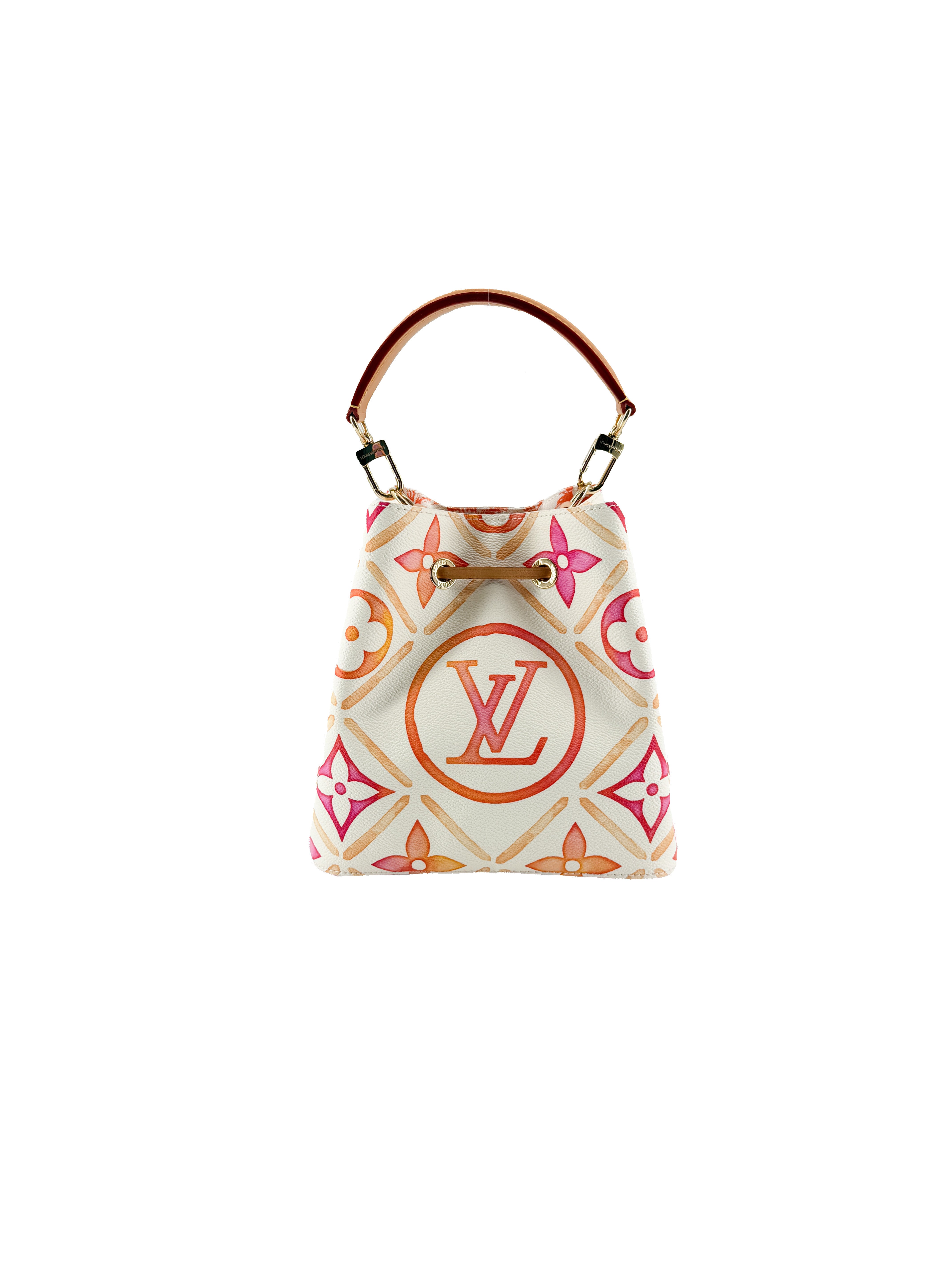 Louis Vuitton monogram Tiles NeoNoe BB Coral NFC