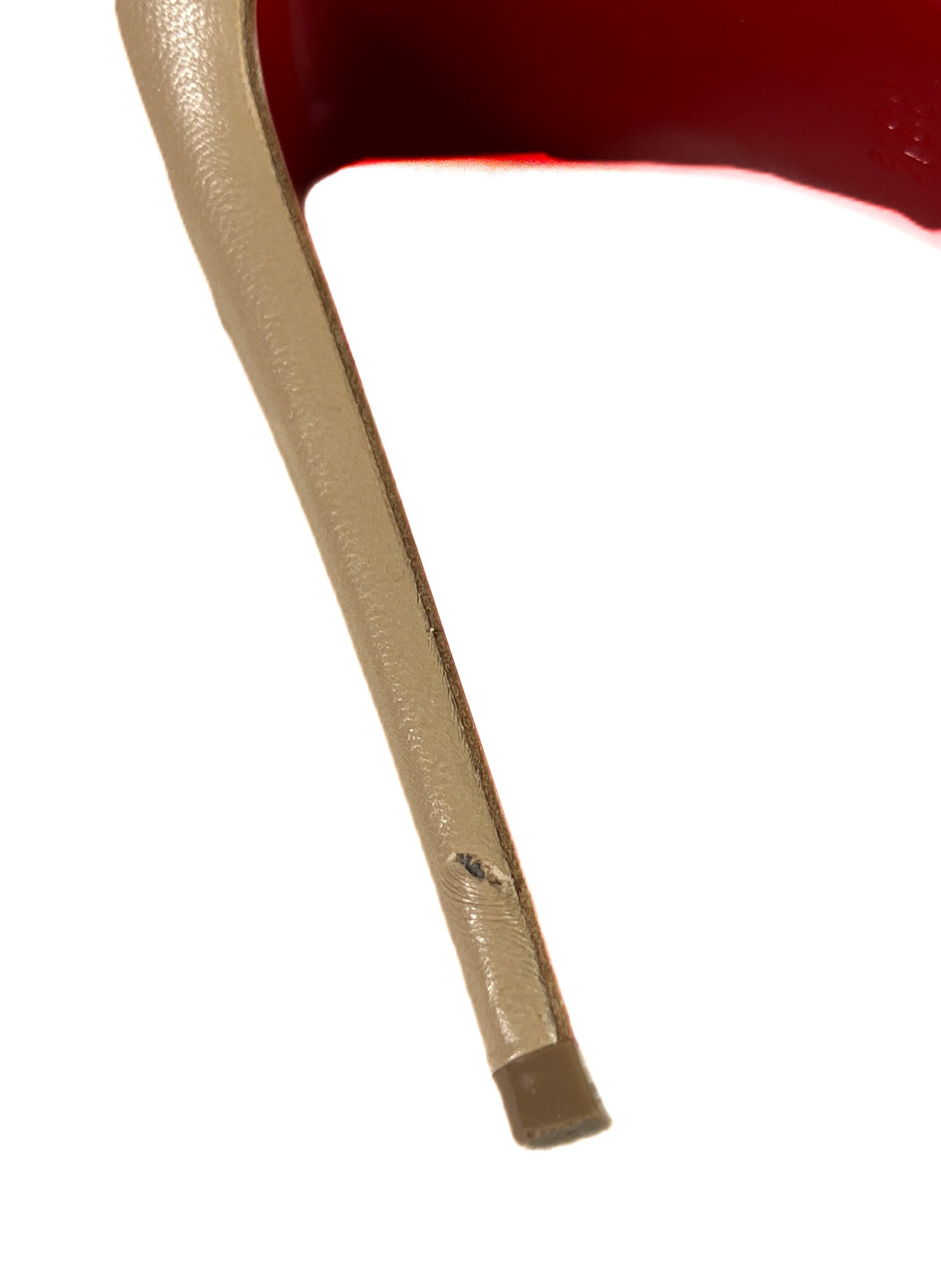 Christian Louboutin Kate 100 nude pumps size 38.5