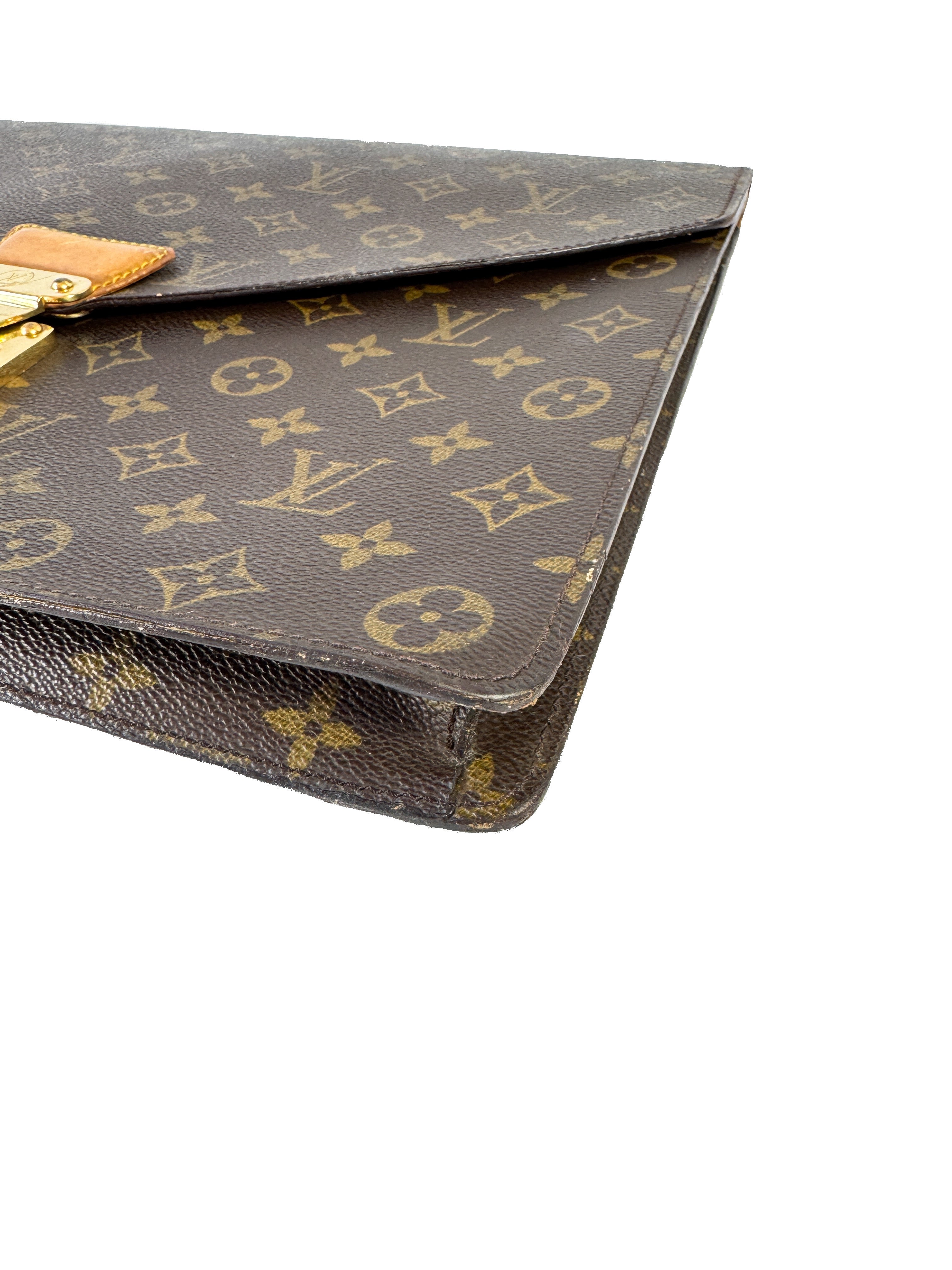 Louis Vuitton monogram Senator Porte documents case 8905CT