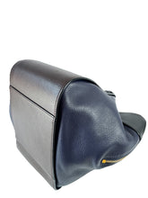 Loewe tri color navy, black, brown leather small Hammock bag  262023