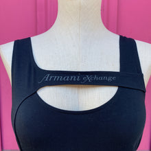 Armani Exchange black workout tank size L NWT