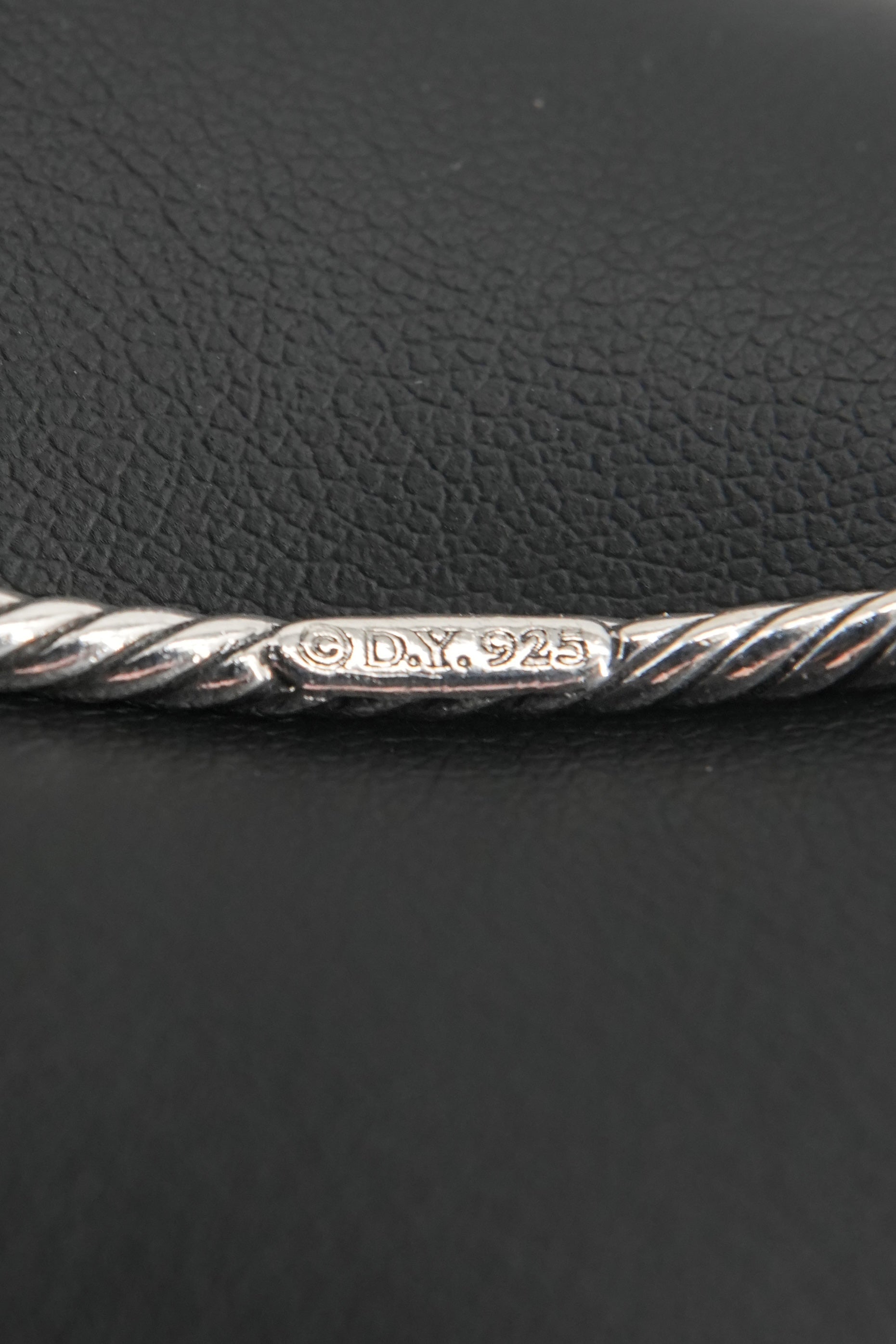 David Yurman sterling silver cable bangle