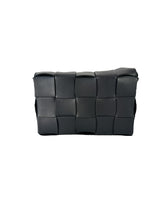 Bottega Veneta black leather small Cassette crossbody A00118842N