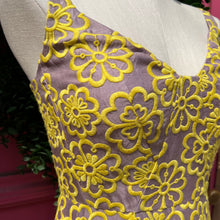 Kate Spade yellow floral tank dress size 4