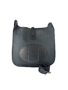 Hermès Evelyne 2 black TGM Toile (◾️ J)
