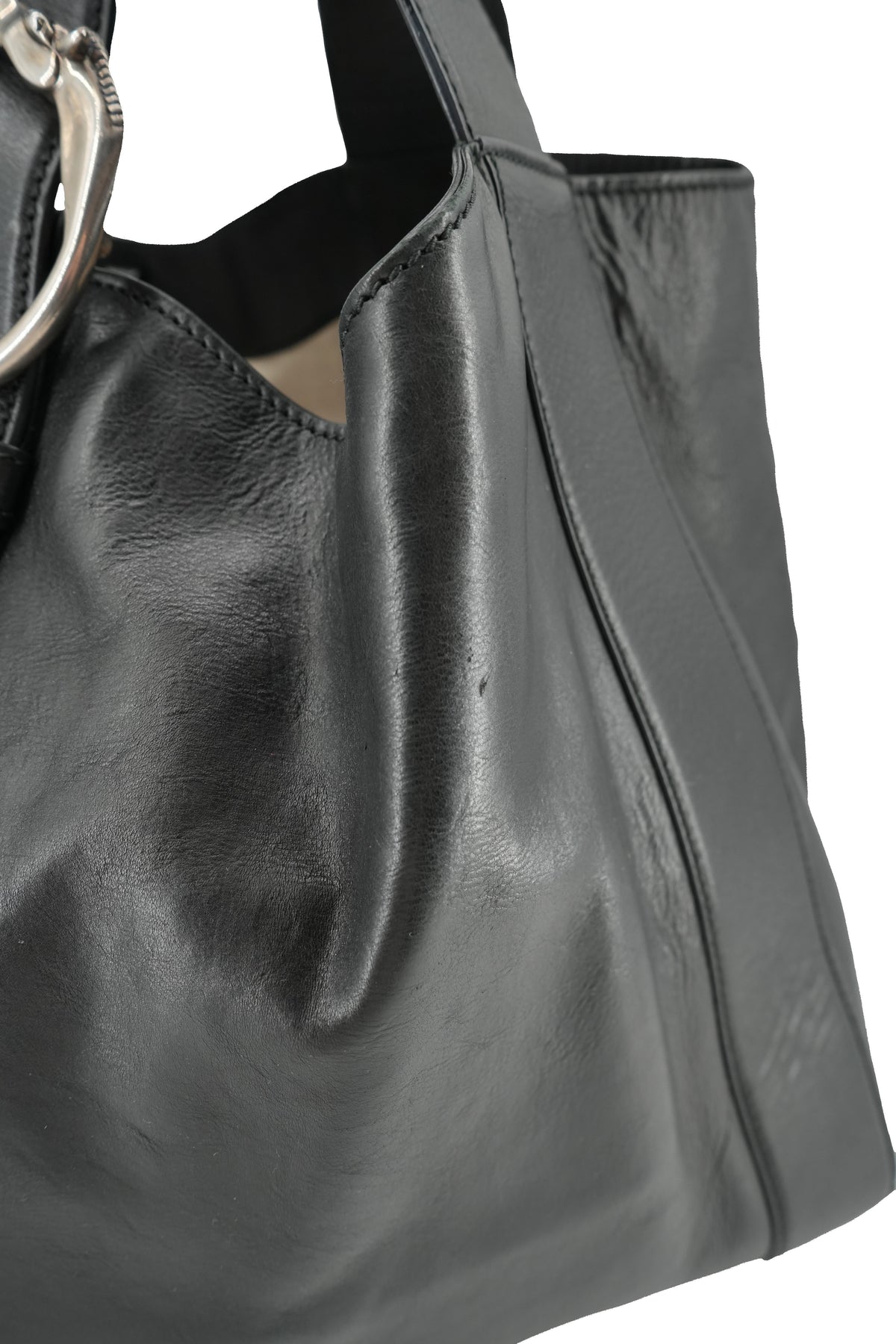 Gucci black Ribot horse tote 502752