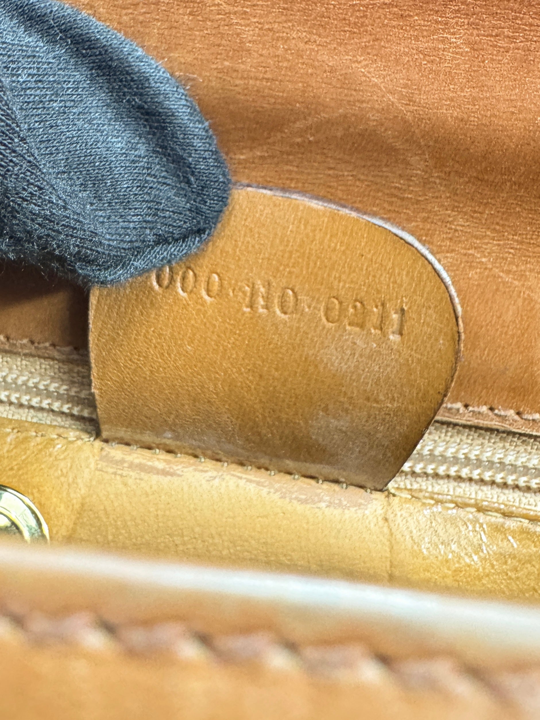 Gucci brown vintage Lady Lock top handle bag 000-110-0211