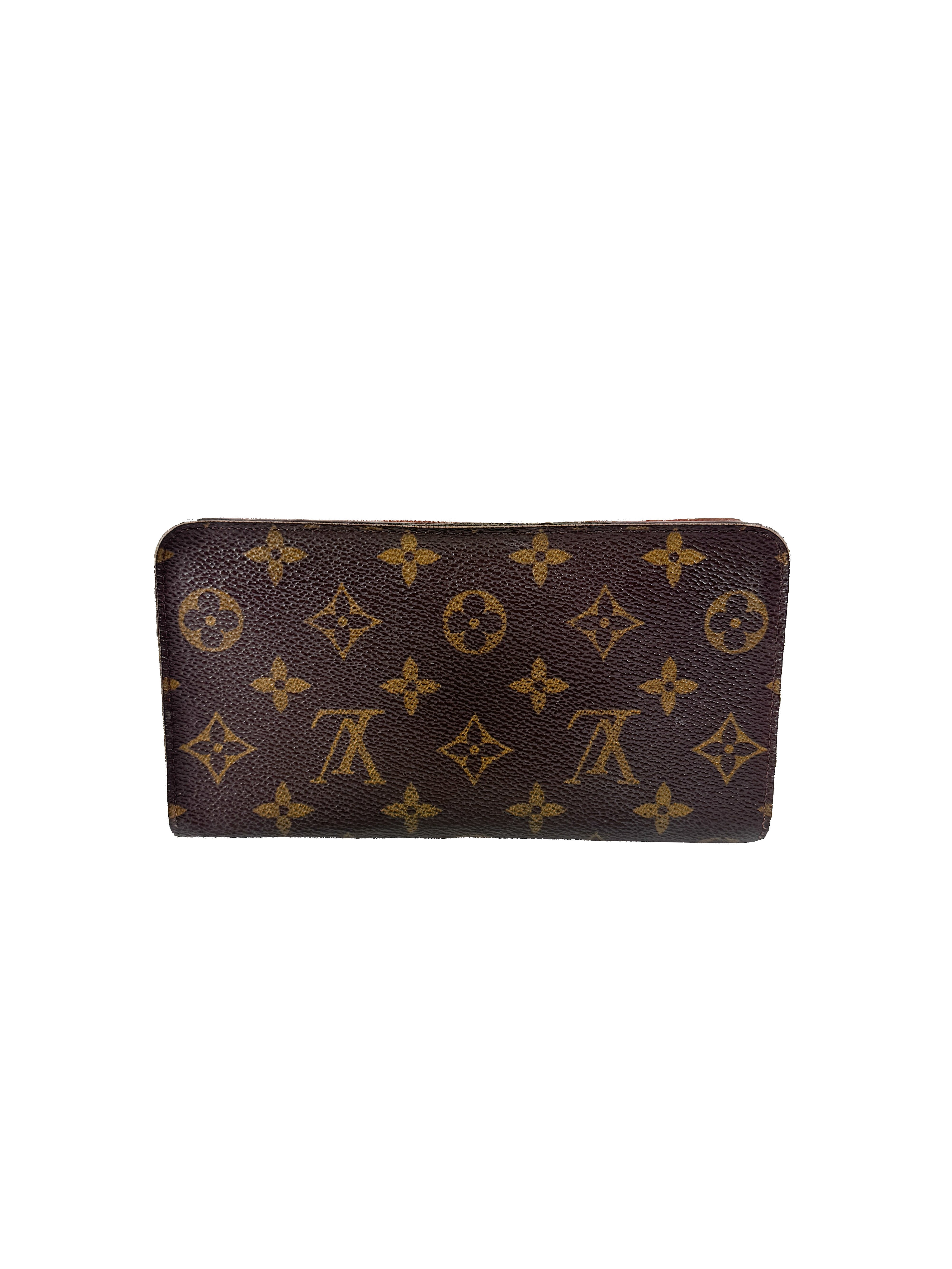 Louis Vuitton monogram Porte Monnaie Zip wallet TH0030