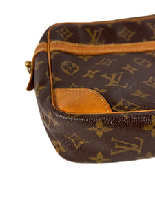 Louis Vuitton vintage monogram converted clutch crossbody SL0922