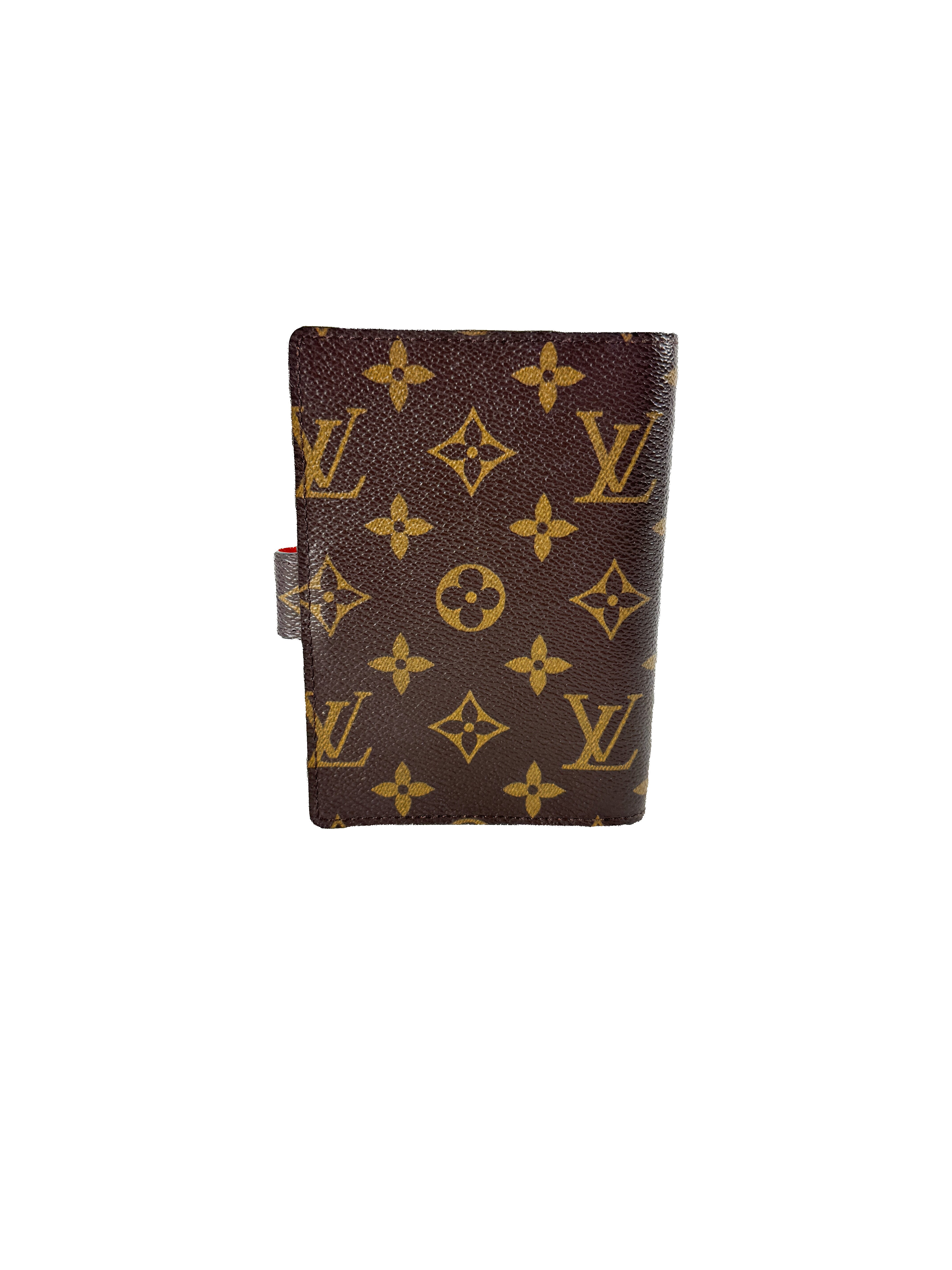 Louis Vuitton monogram Koala small ring agenda orange CA0066