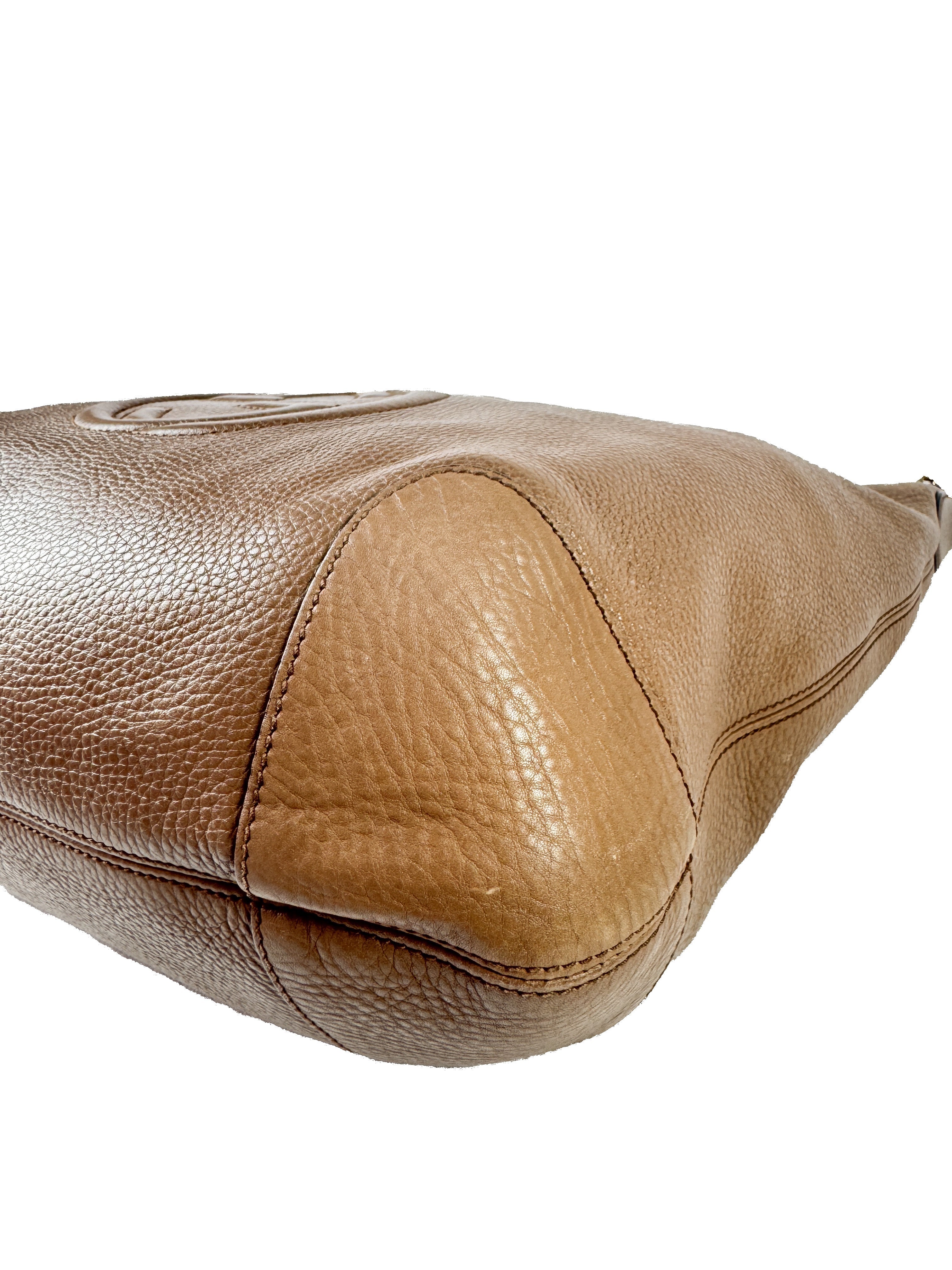 Gucci brown leather medium Soho shoulder bag 308981 002404