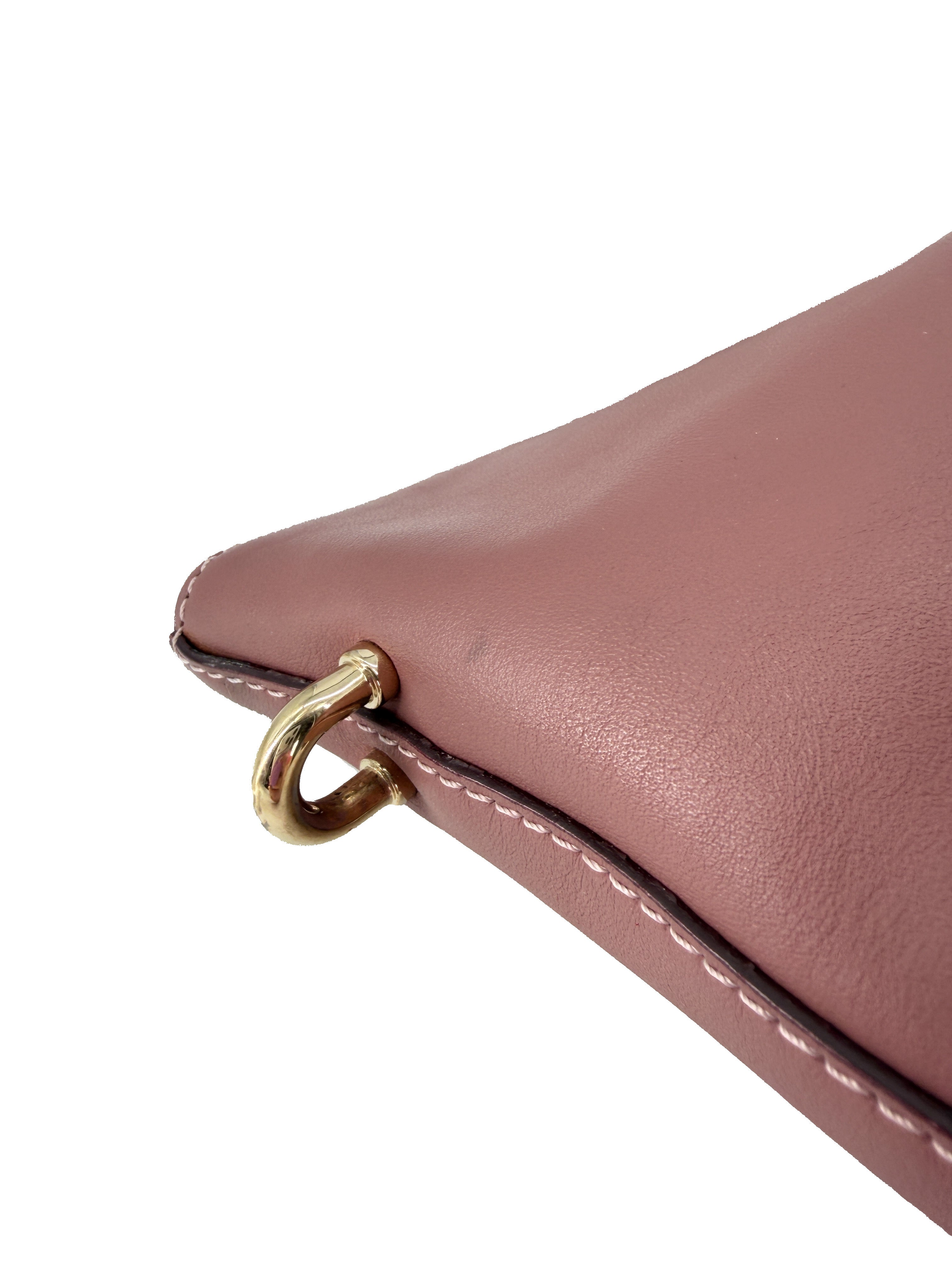 Chloé pink, gray bicolor Baylee satchel 08145765-6