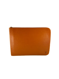 Louis Vuitton epi Cipango Gold porte documents case VI0922