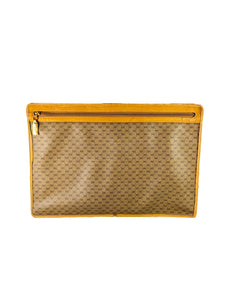 Gucci brown micro GG document case
