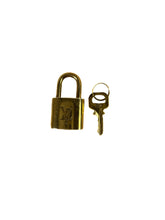 Louis Vuitton brass lock/key