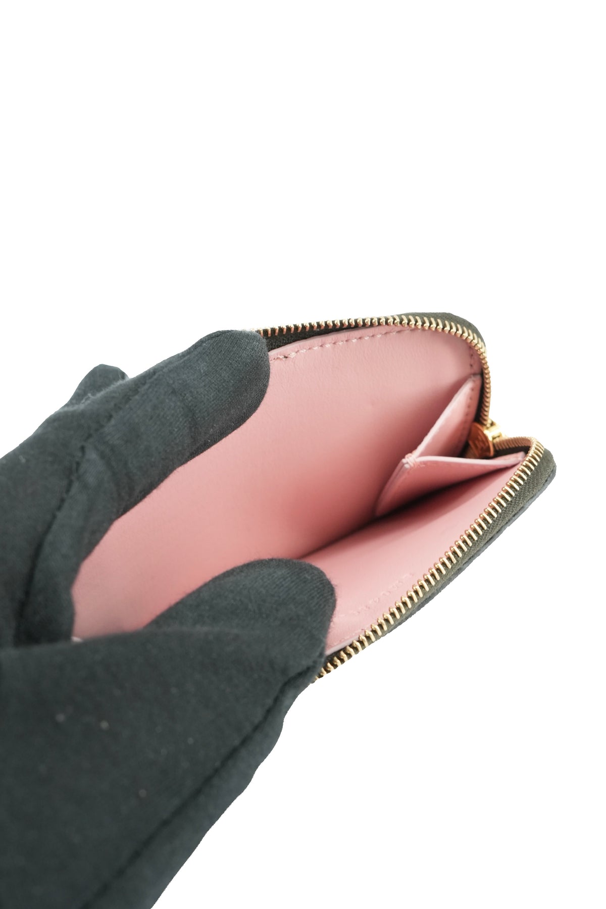 Fendi Monster card case brown, pink 0189