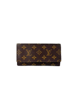 Louis Vuitton monogram porto yen cult credit long wallet MI8095