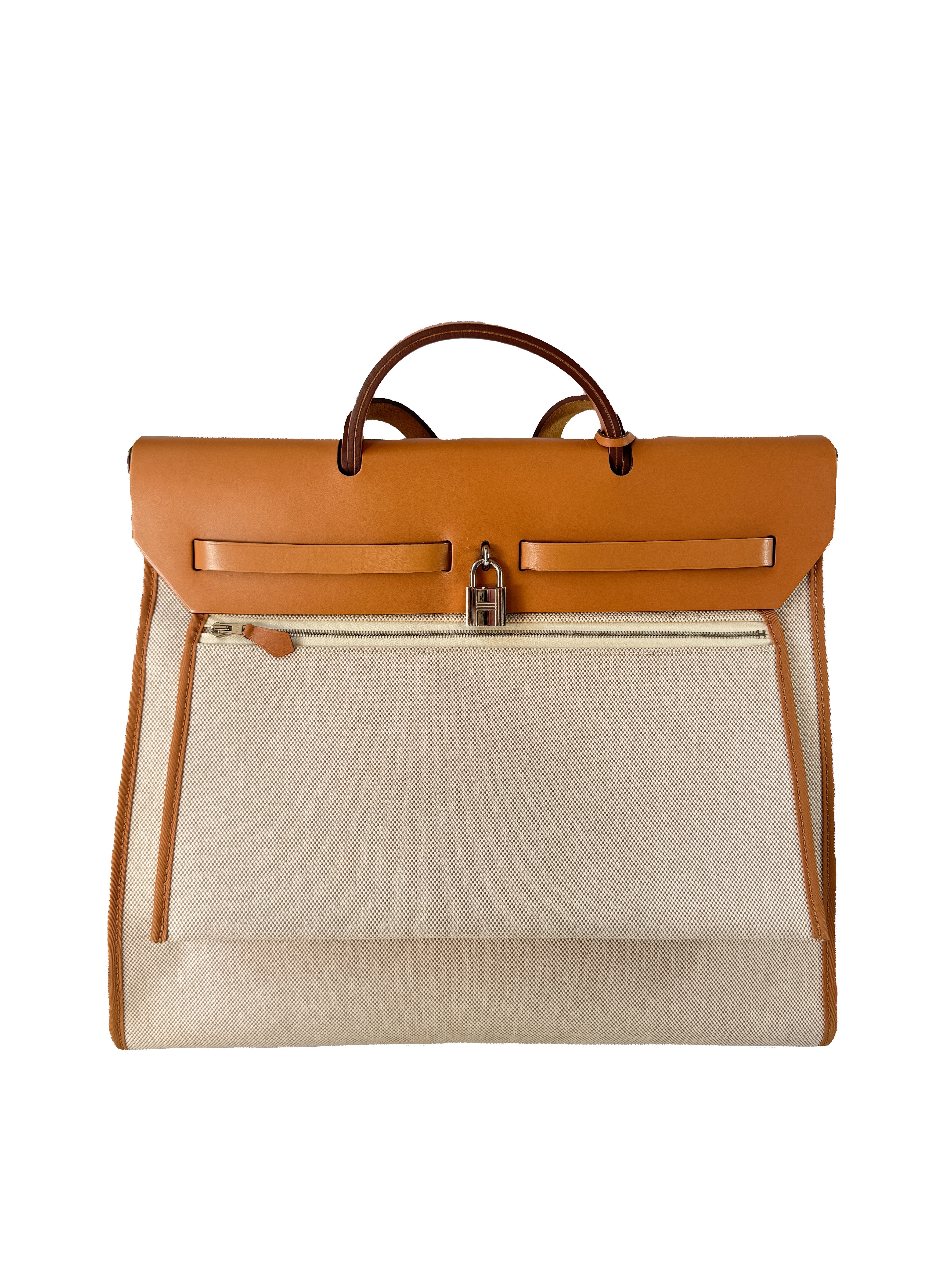 Hermès beige/natural Herbag Zip MM 39 (2013)