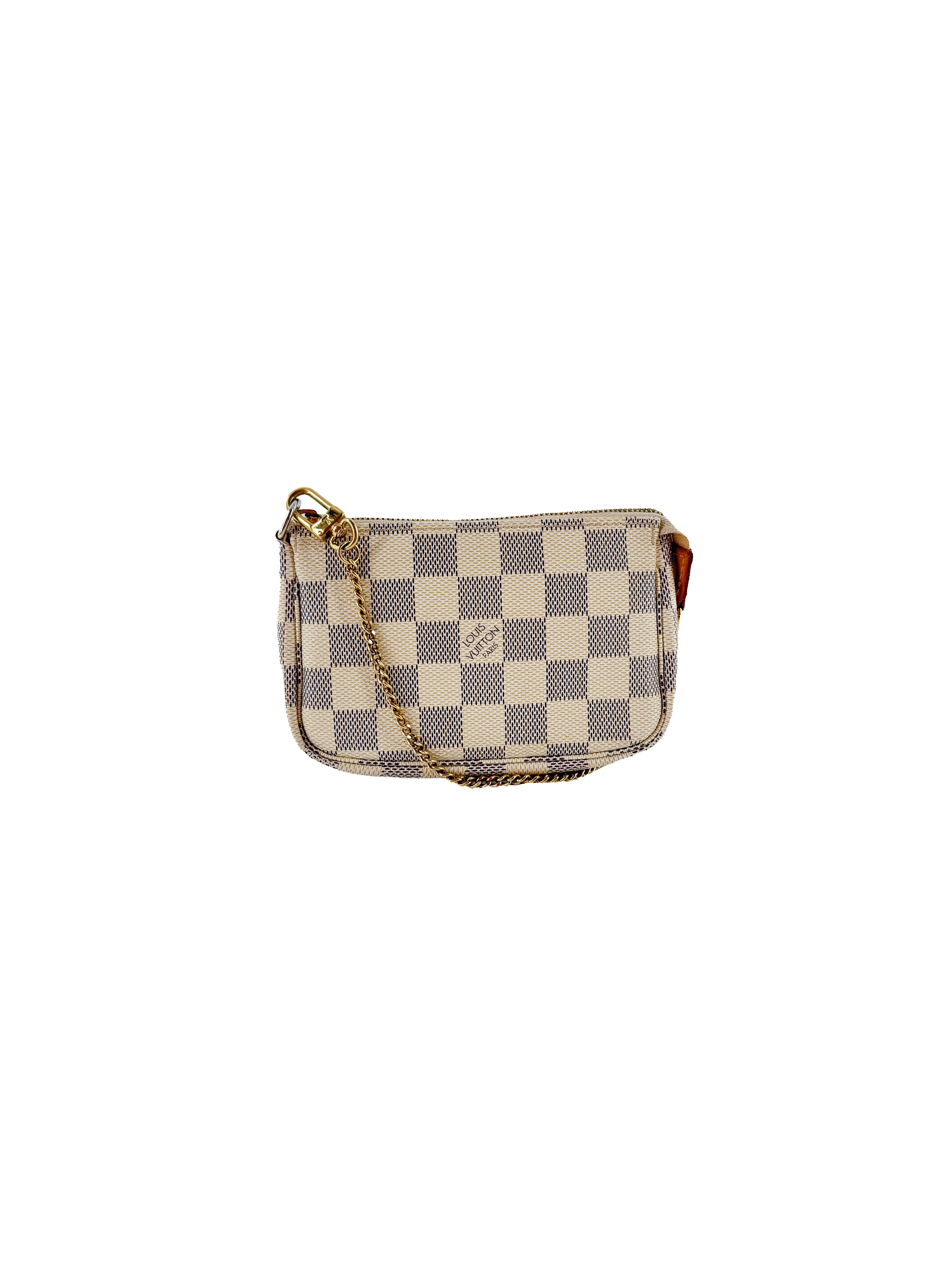 Louis Vuitton damier azur mini pochette DU4160