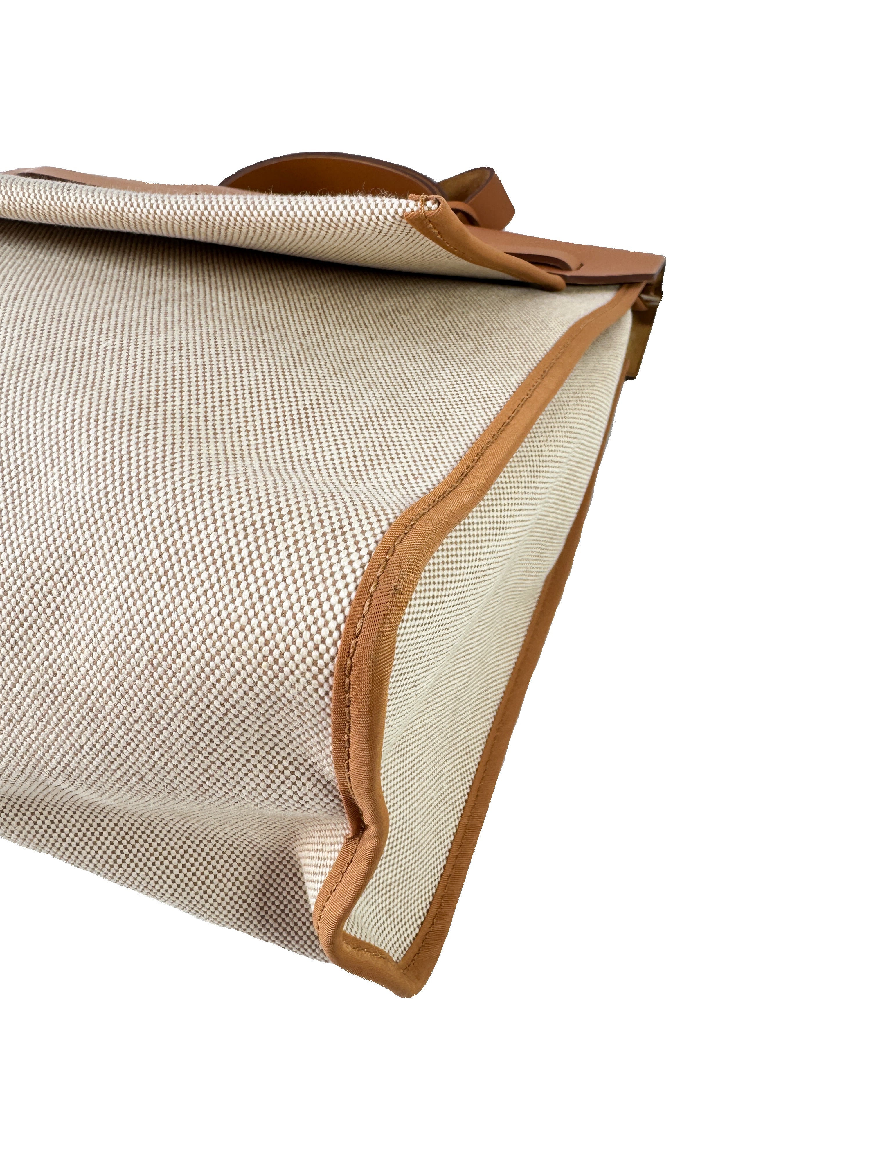 Hermès beige/natural Herbag Zip MM 39 (2013)