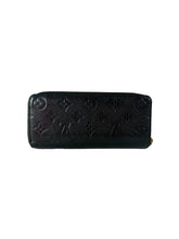 Louis Vuitton black empreinte slim zippy wallet SP4186