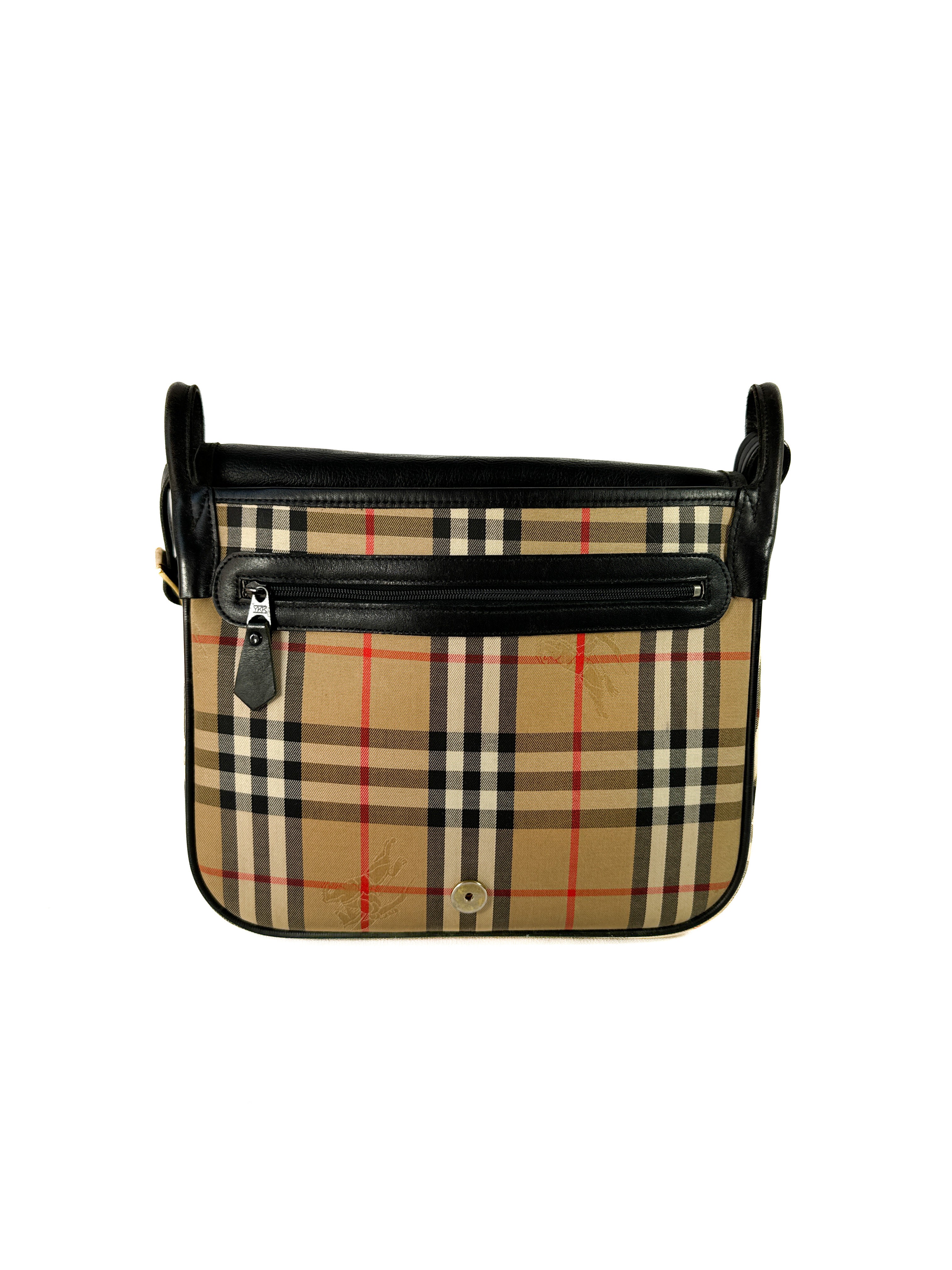 Burberrys vintage check messenger bag