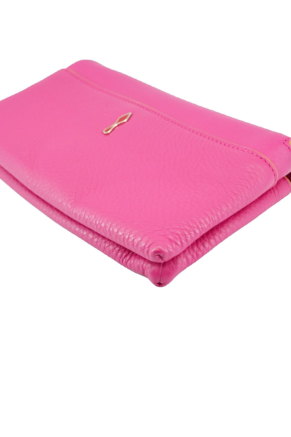 Christian Louboutin hot pink Rougissime  leather crossbody