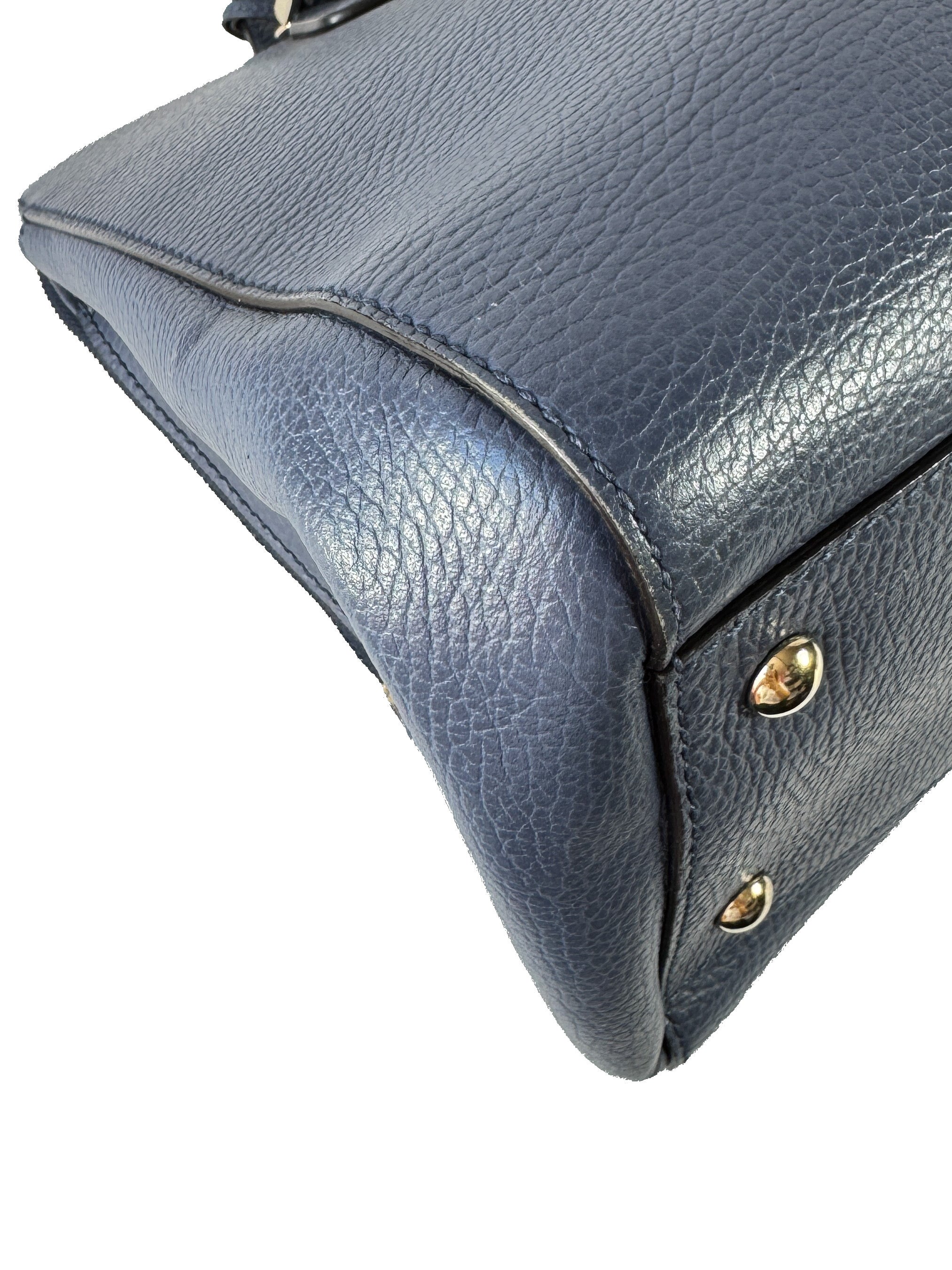 Gucci blue Lady Dollar handle medium tote 388558525040