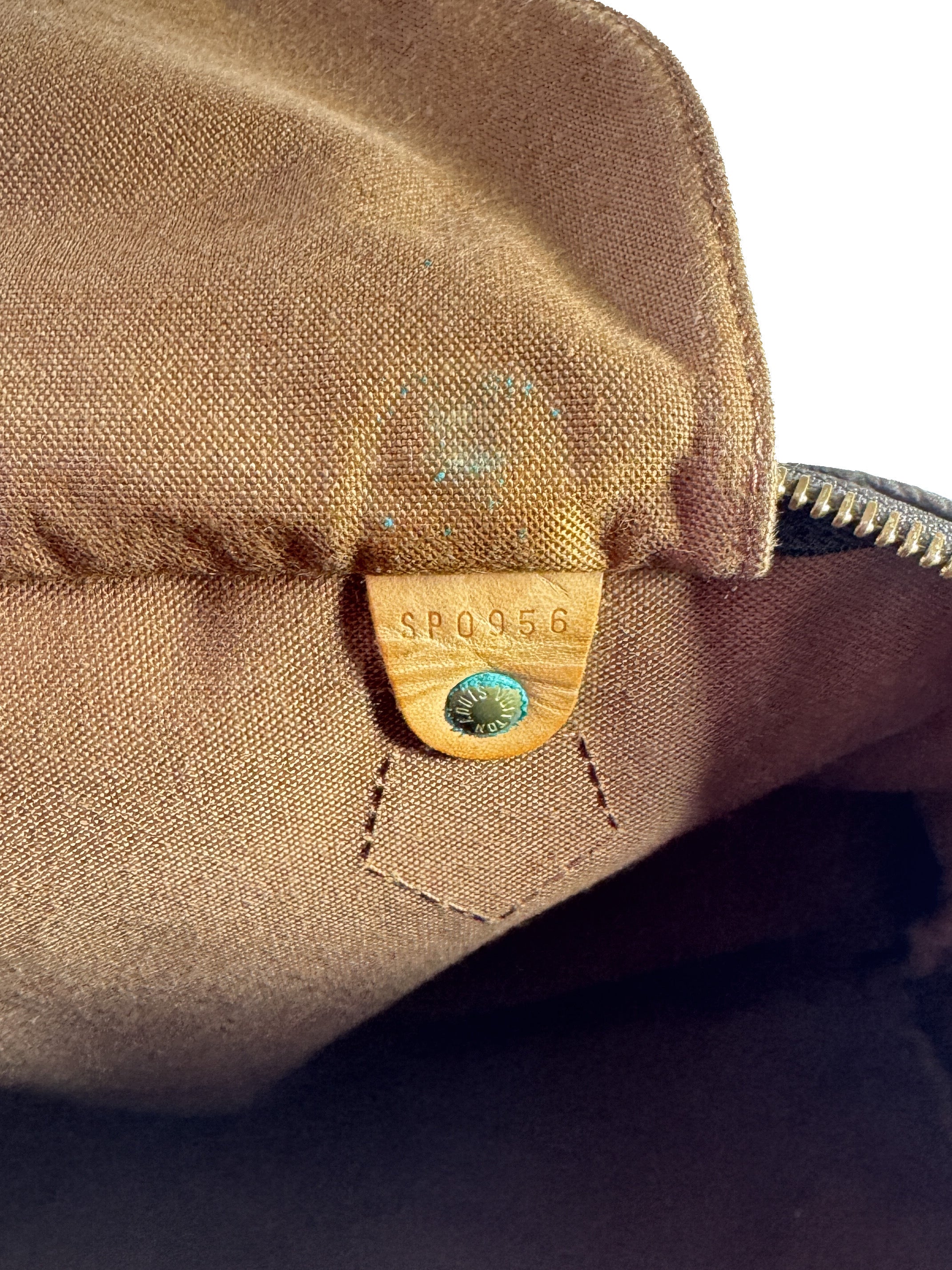 Louis Vuitton monogram speedy 35 SP0956