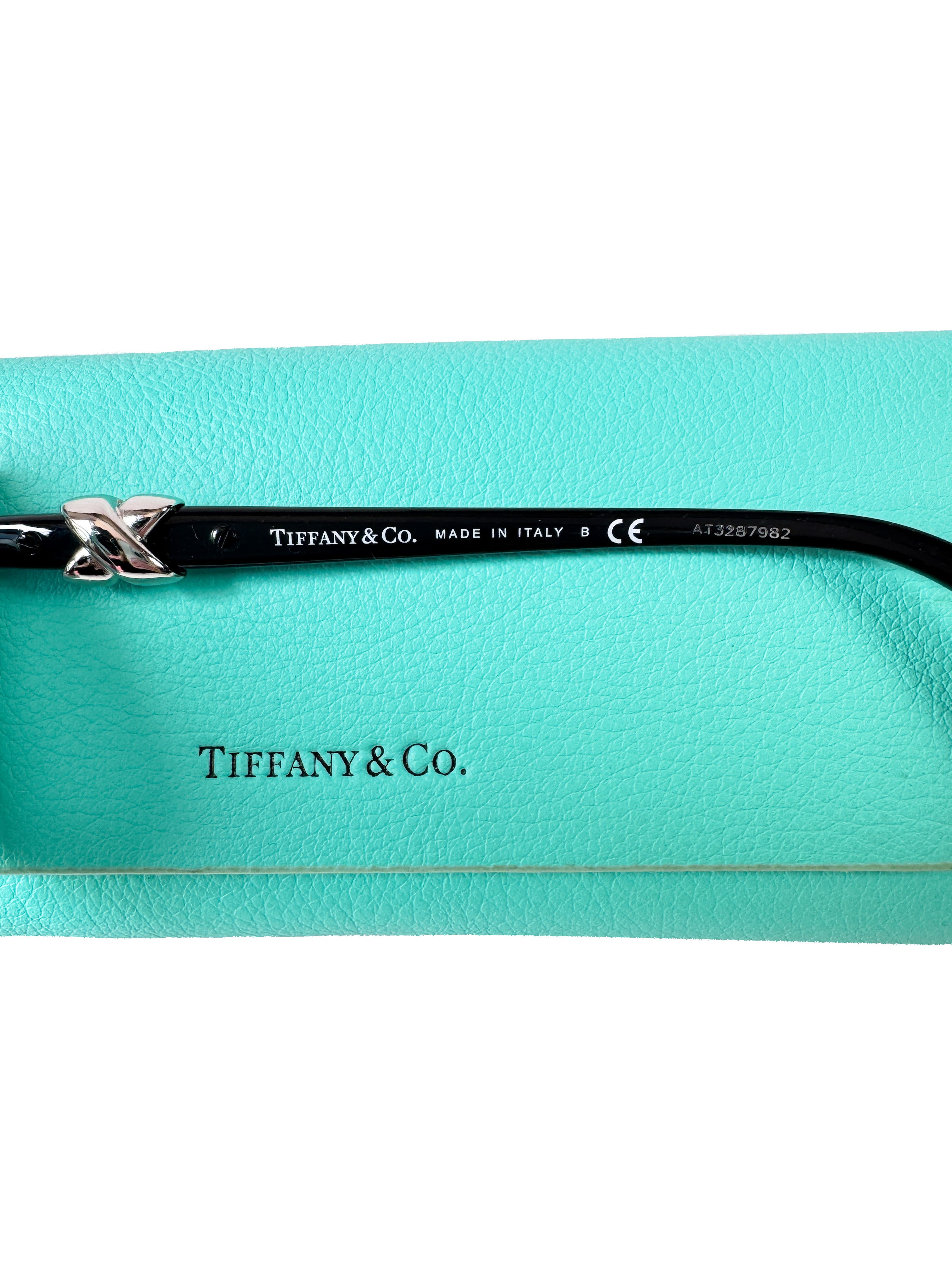 Tiffany & Co black/blue sunglasses TF4076  AT3267982. *as is*
