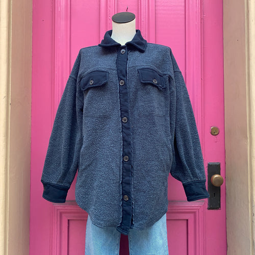 Free People navy lightweight jacket size S