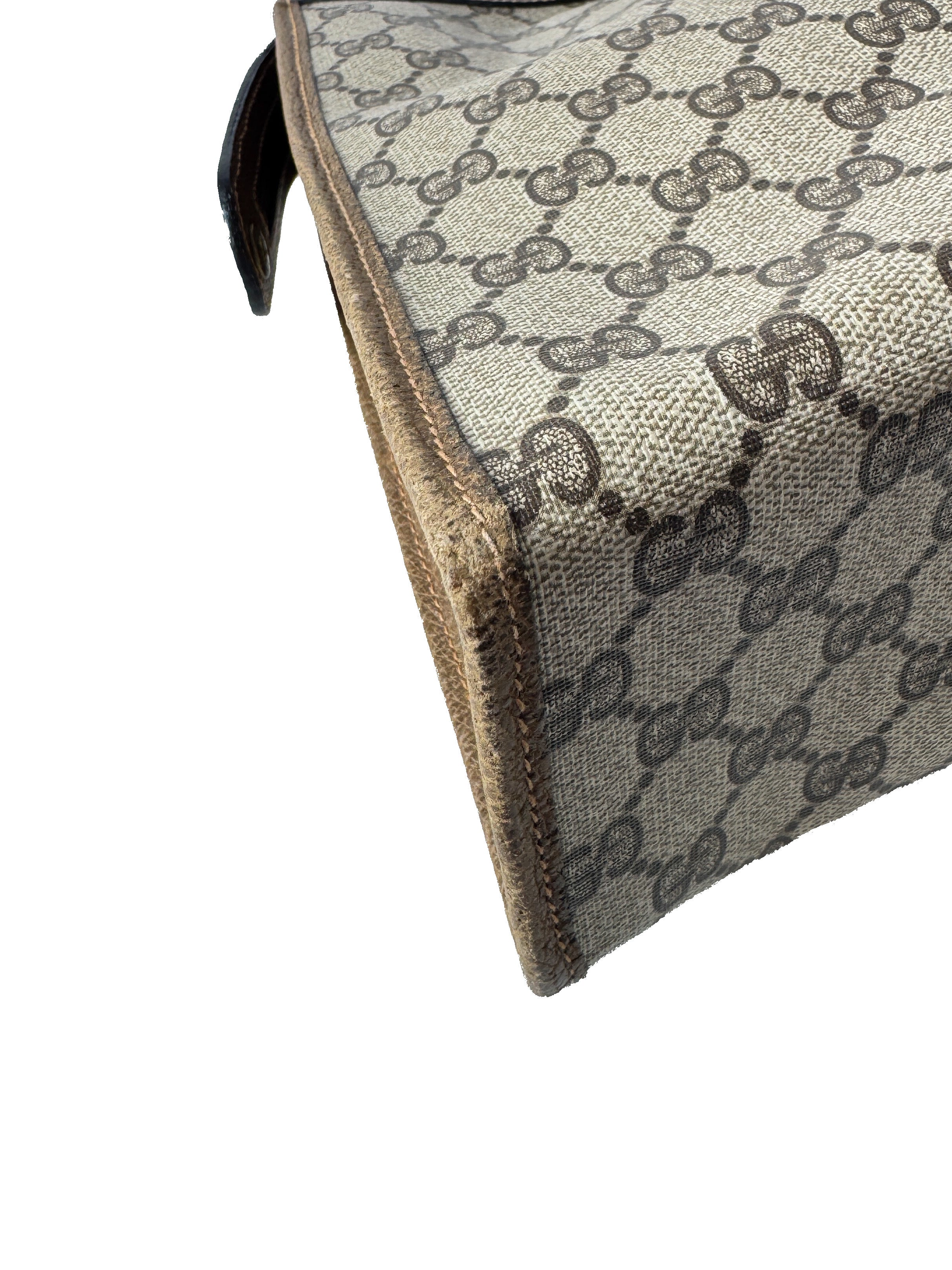 Gucci brown vintage Sherry line tote 214.10.048