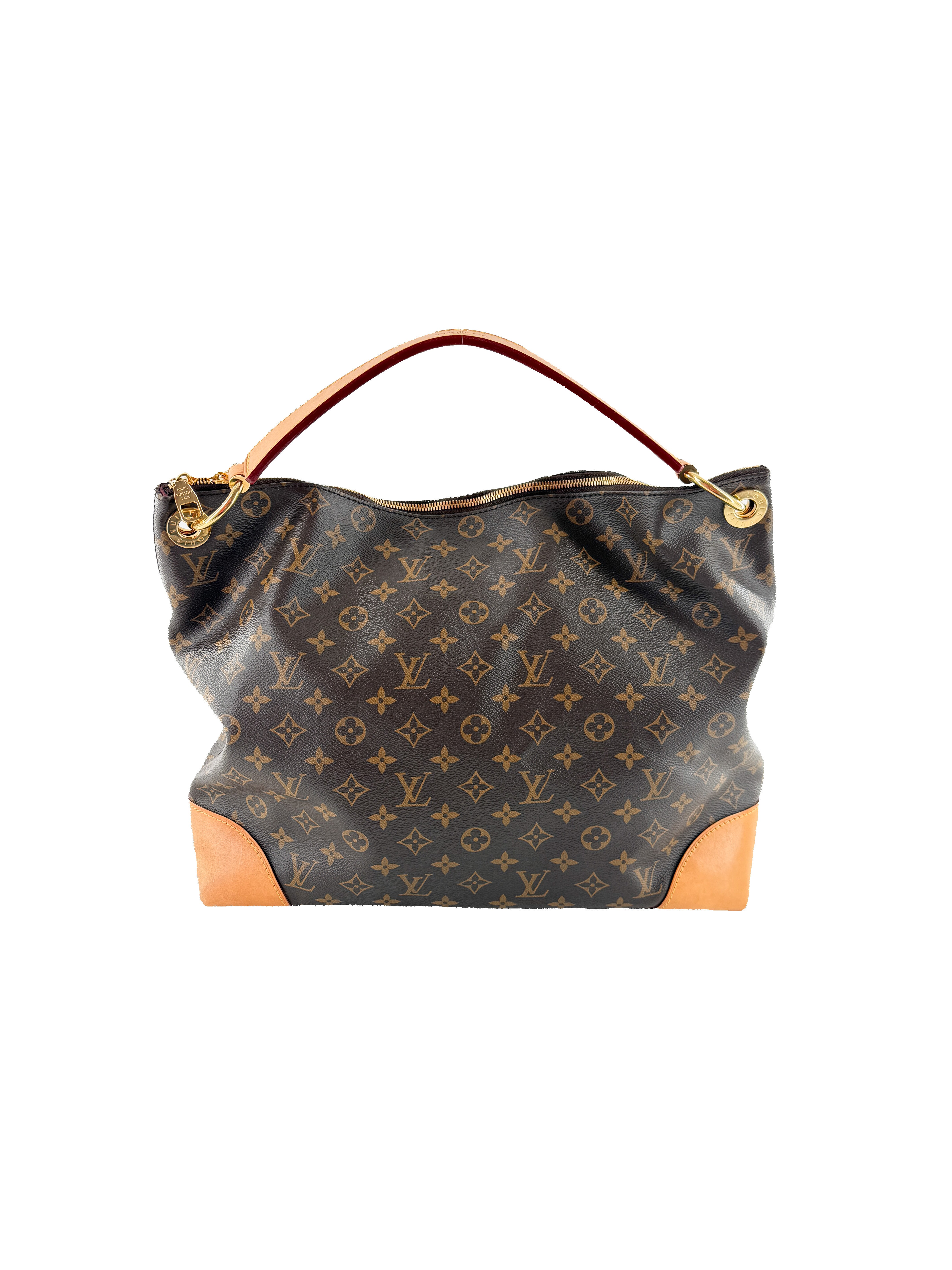 Louis Vuitton Berri MM Monogram Canvas Shoulder Bag DU1176