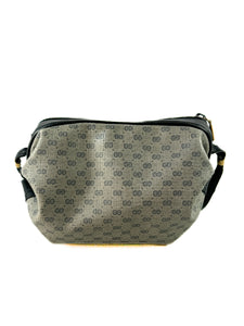 Gucci micro GG navy gray vintage crossbody