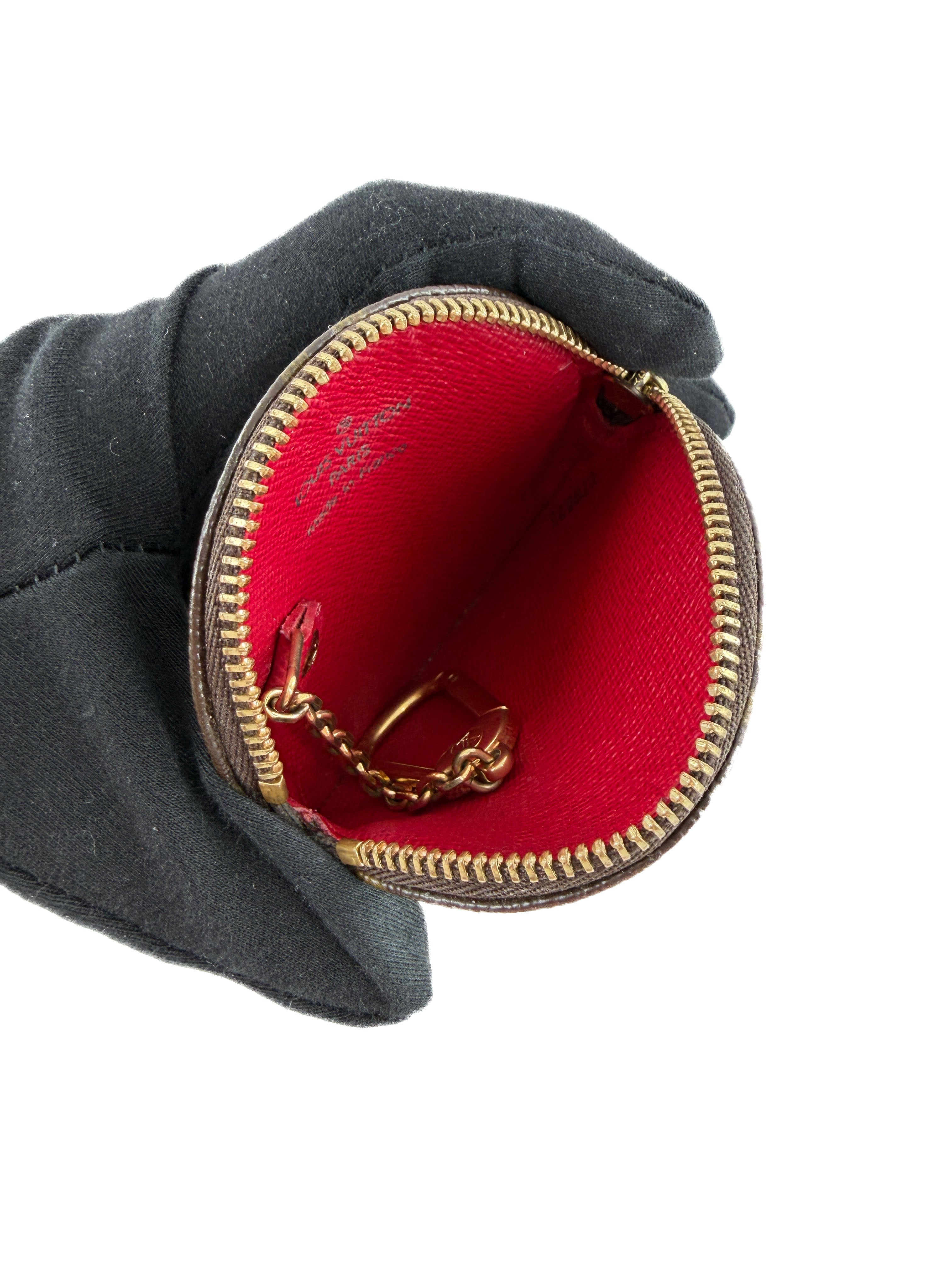 Louis Vuitton monogram Takashi Murakami Cerises porte monnaie round coin CT0035