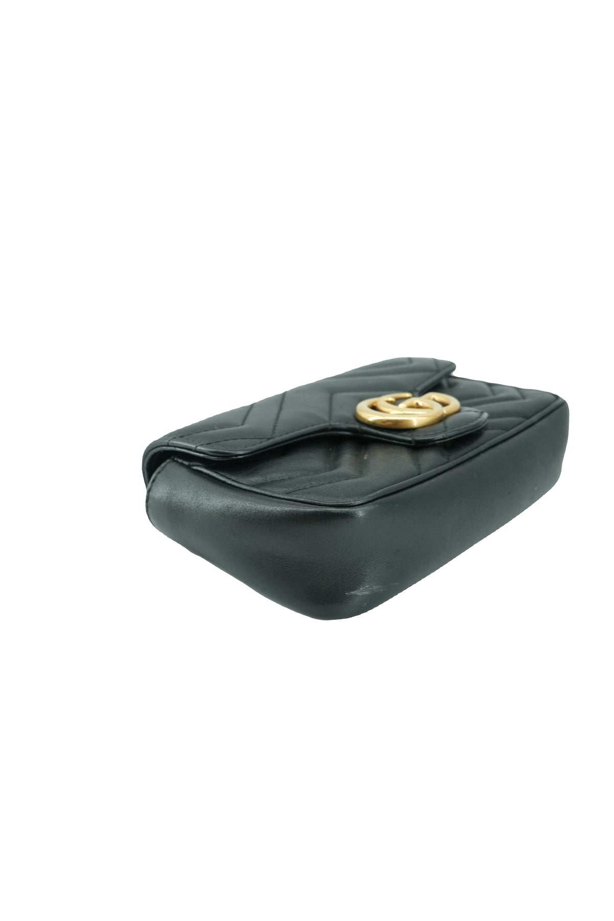 Gucci black Marmont flap super mini 476433 0959