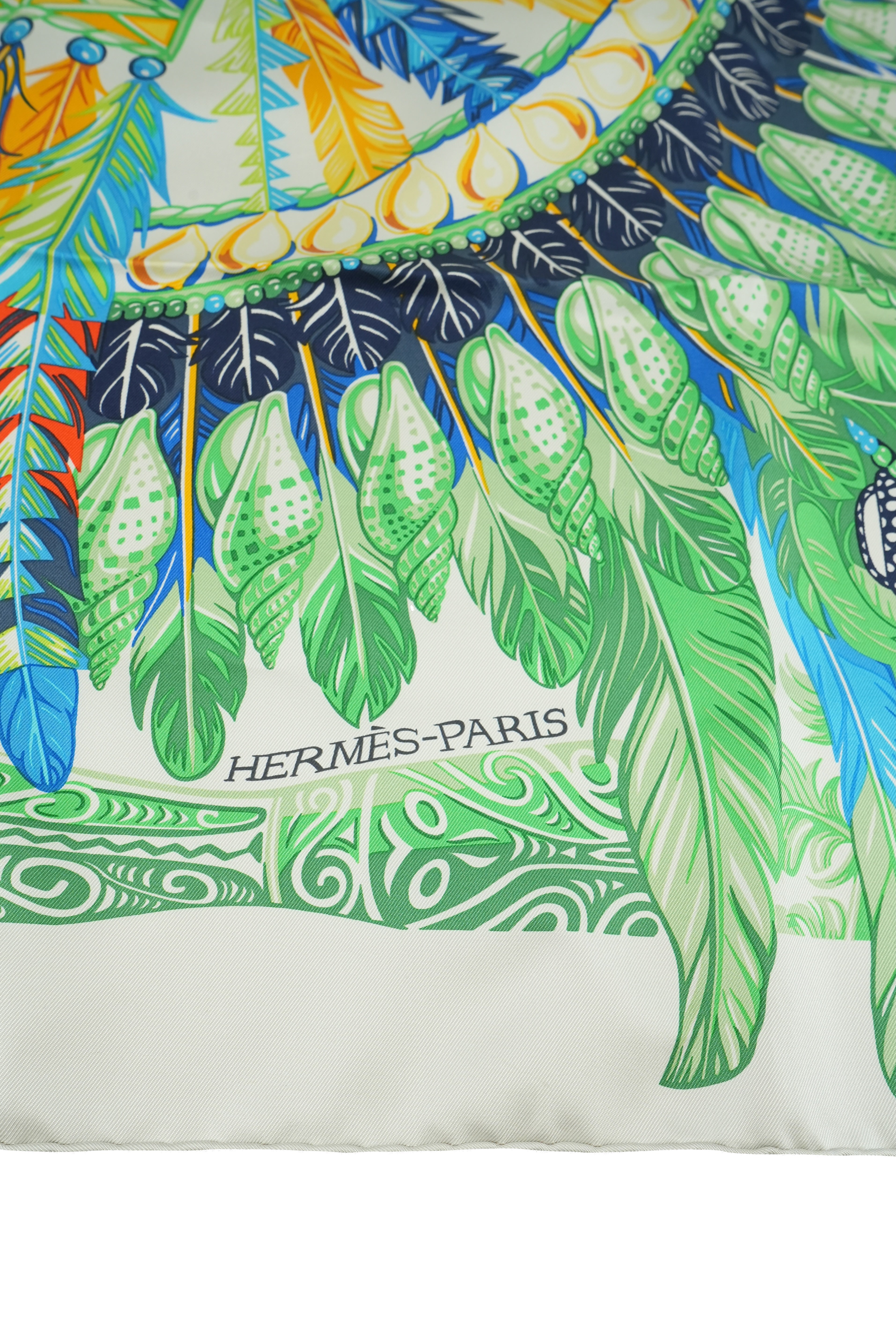 Hermès Danse Pacifique 90cm silk scarf