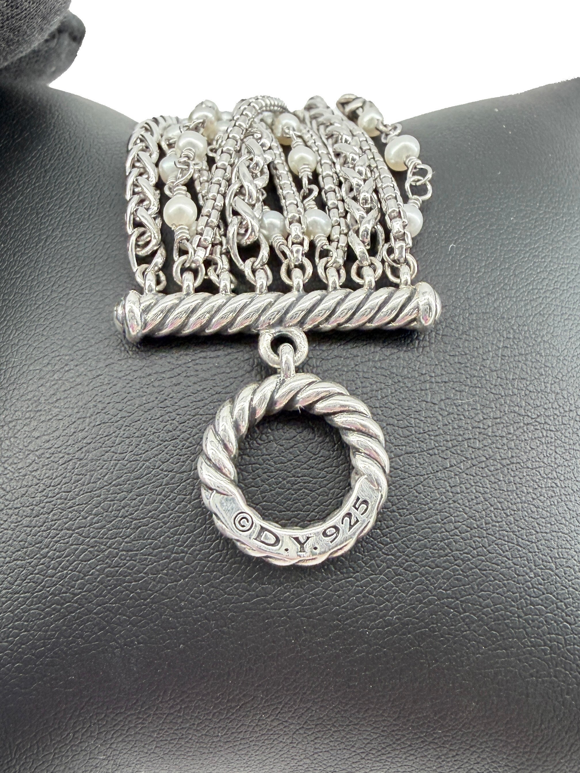 David Yurman Starburst multi-row chain bracelet - My Girlfriend's Wardrobe LLC