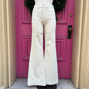 Joe's cream high rise jeans size 4 NWT