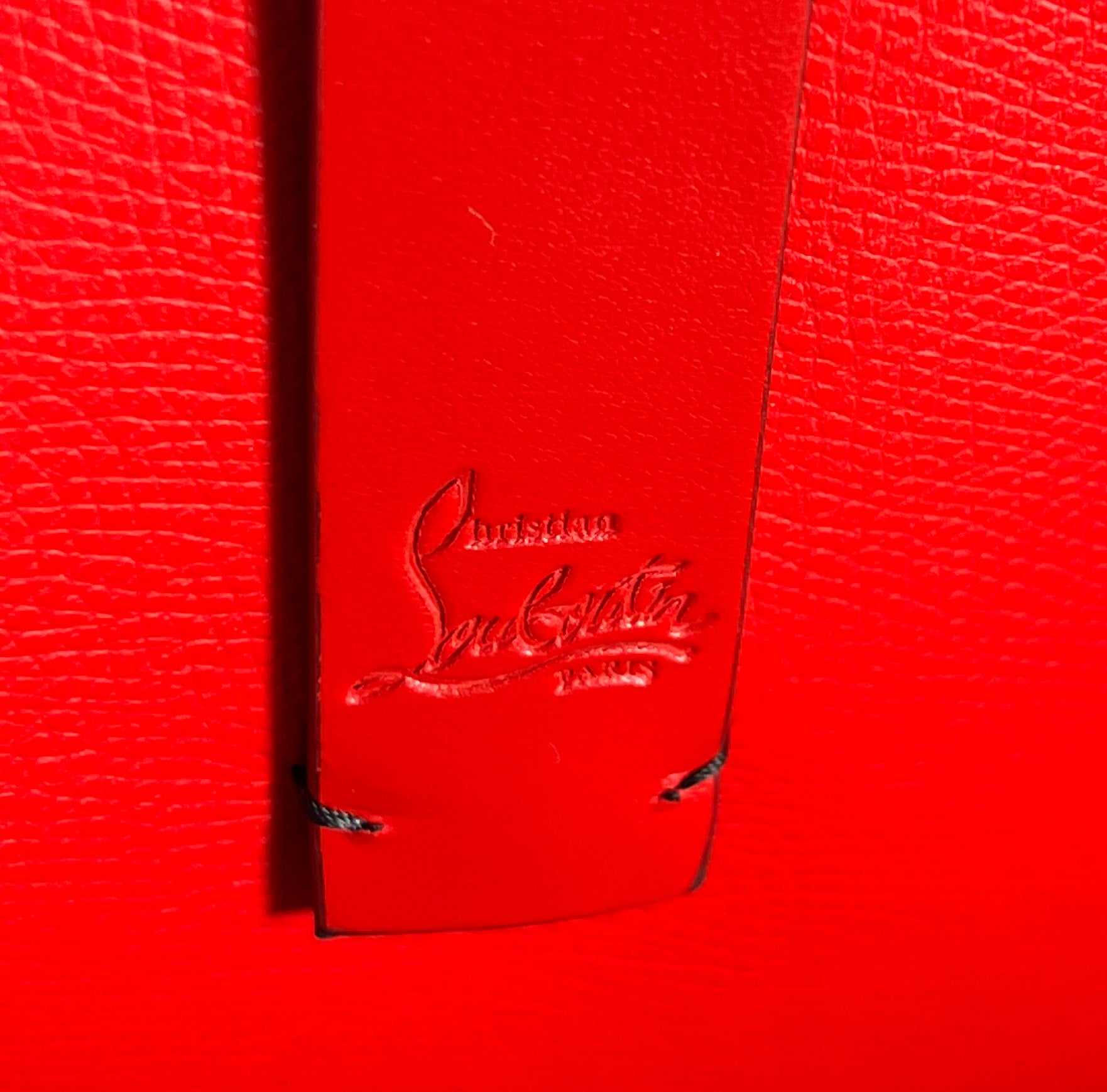 Christian Louboutin black studded Cabata large tote