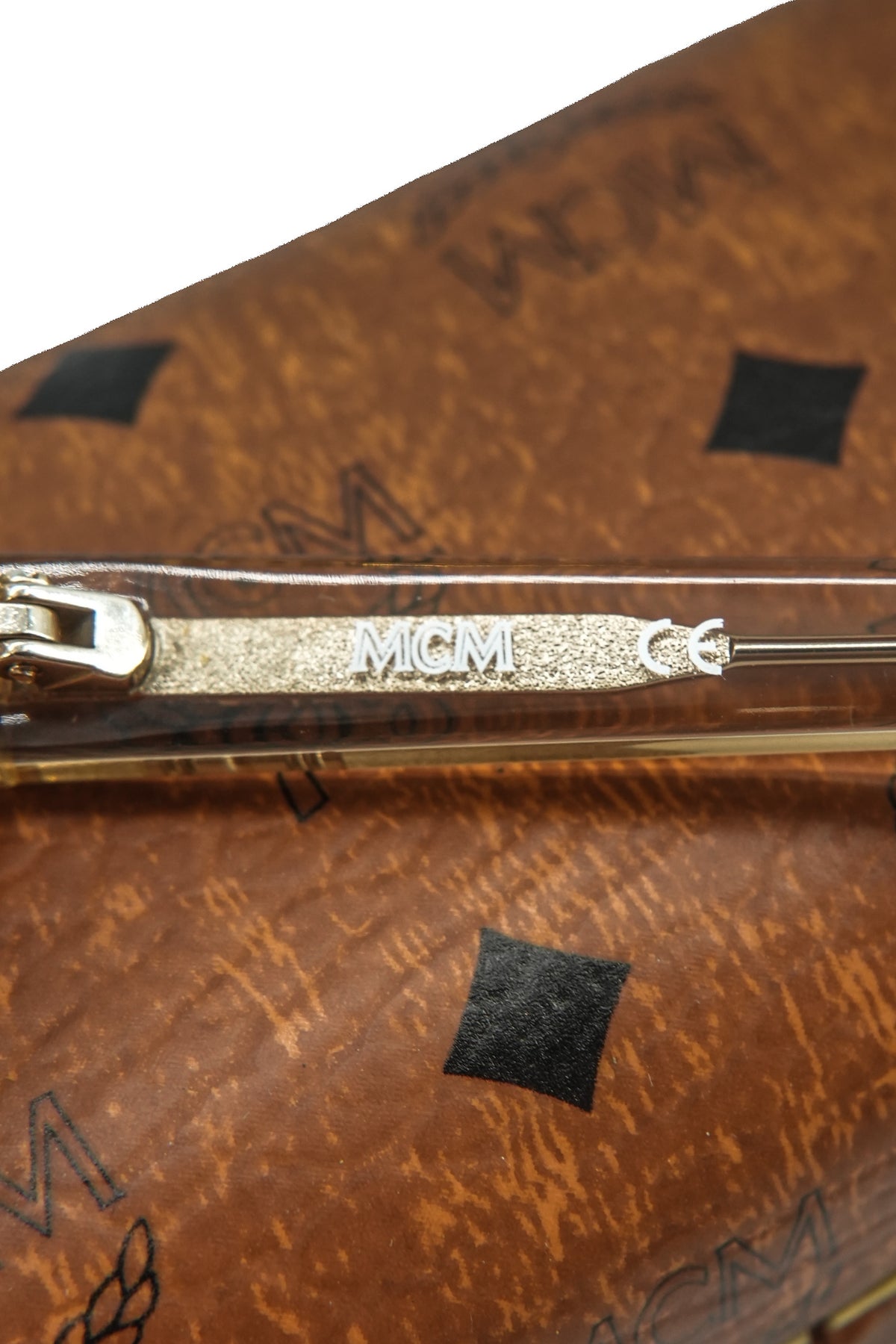MCM beige clear eyeglass frames MCM2643R *CASE*