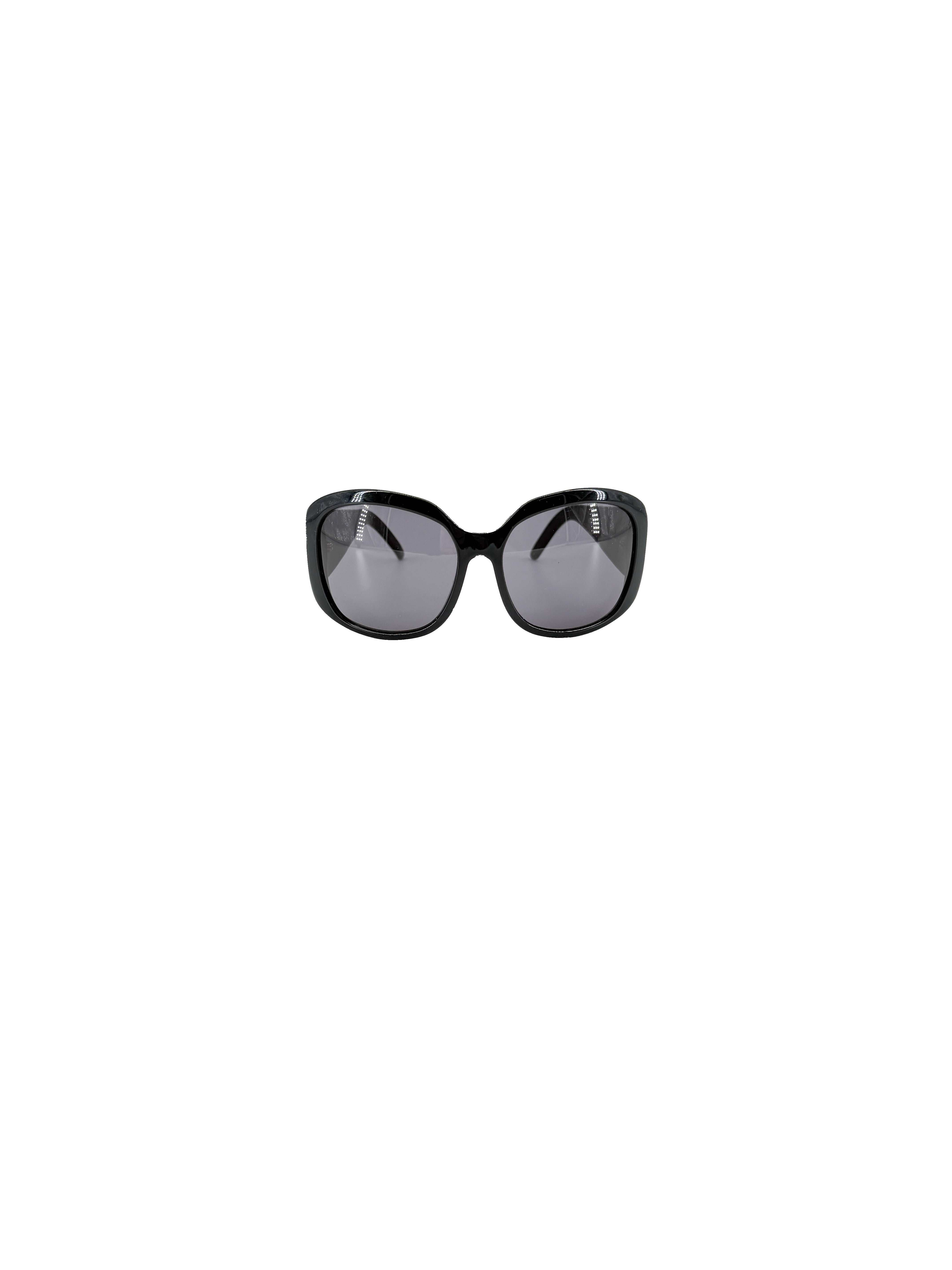 Gucci black white floral sunglasses GG3077/S CASE