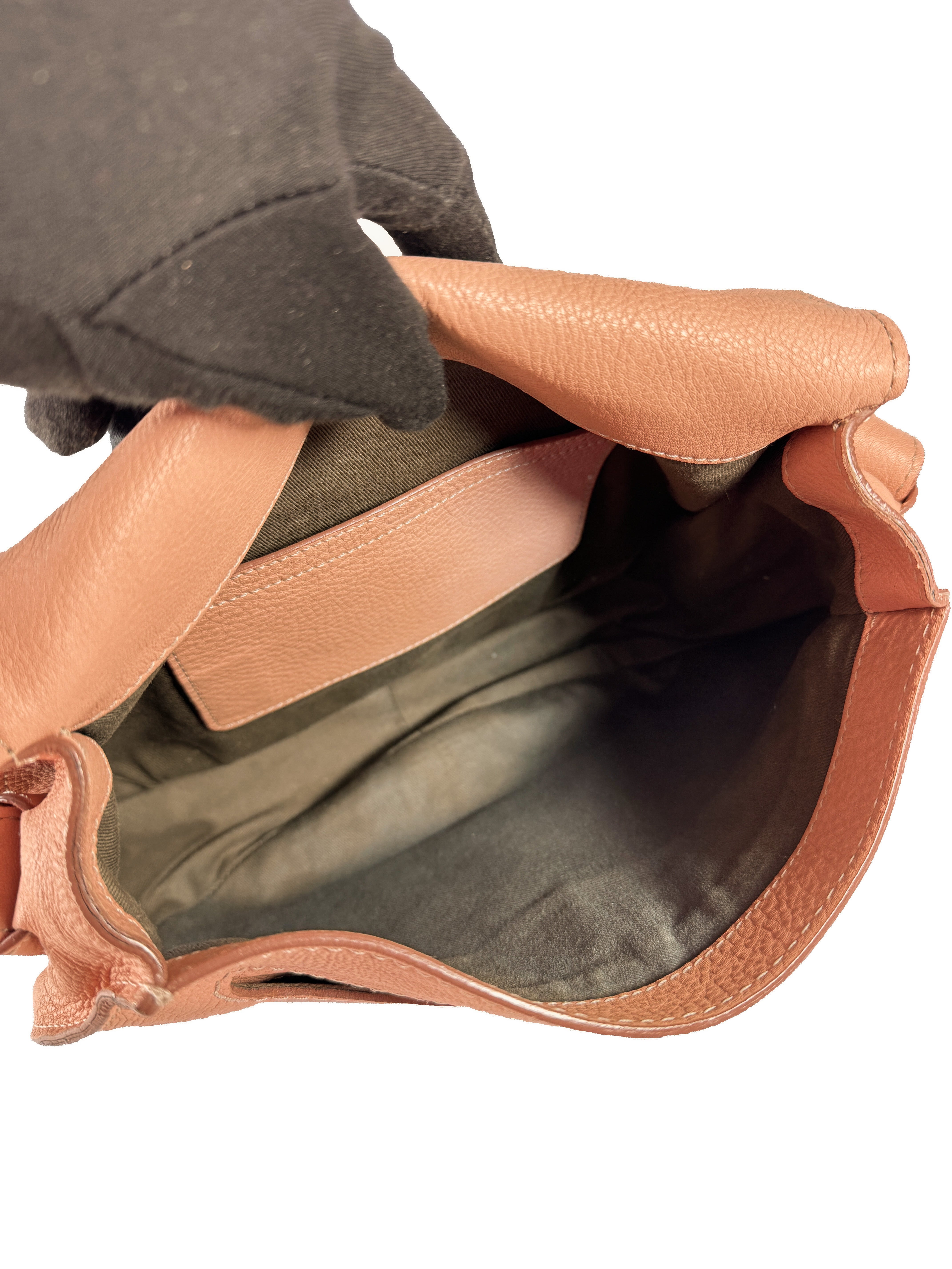 Chloé peach medium Marcie crossbody 01-13-62-65